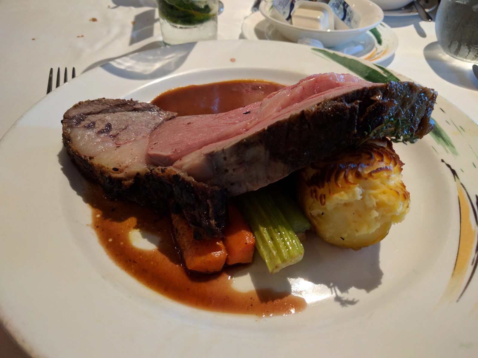 Prime rib on formal night on the Magic