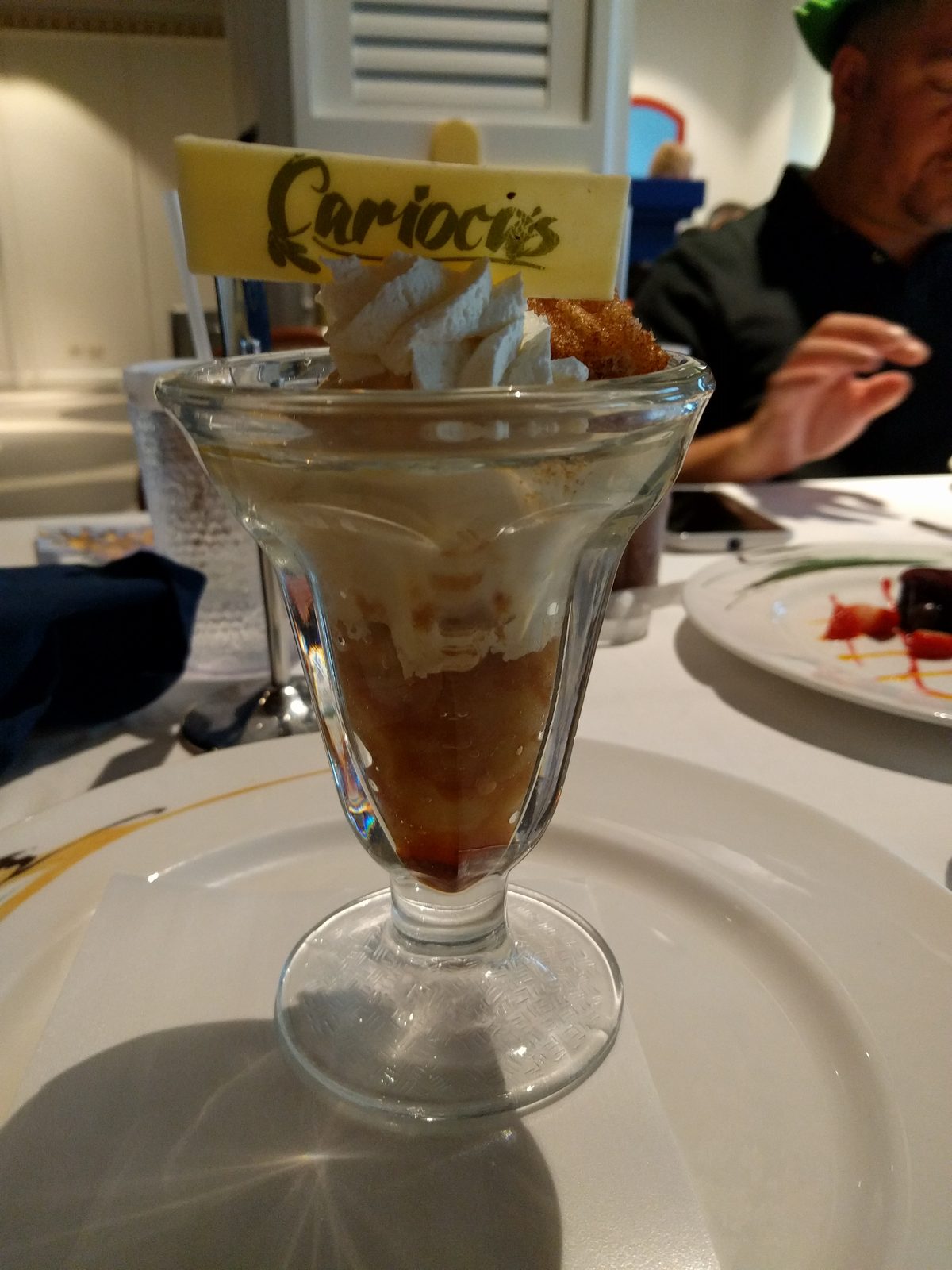 Sundae at Carioca's on formal night