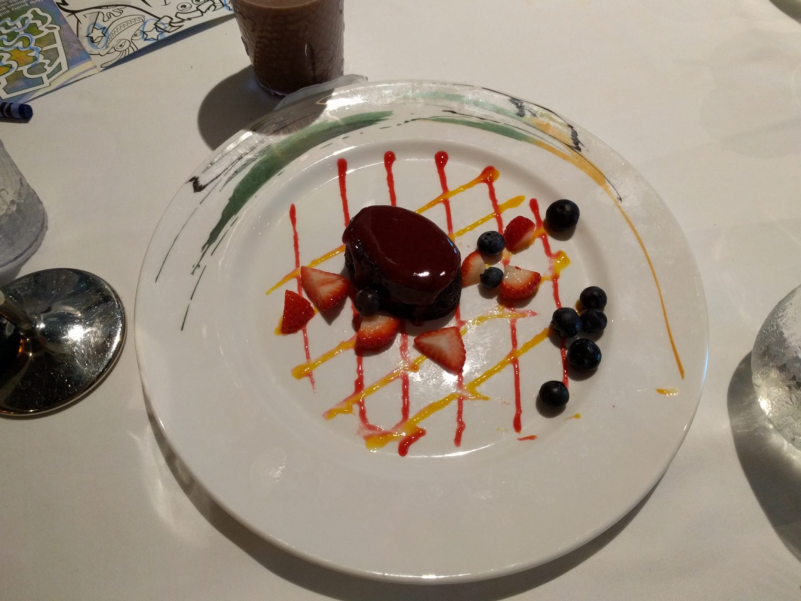 Berry dessert on formal night