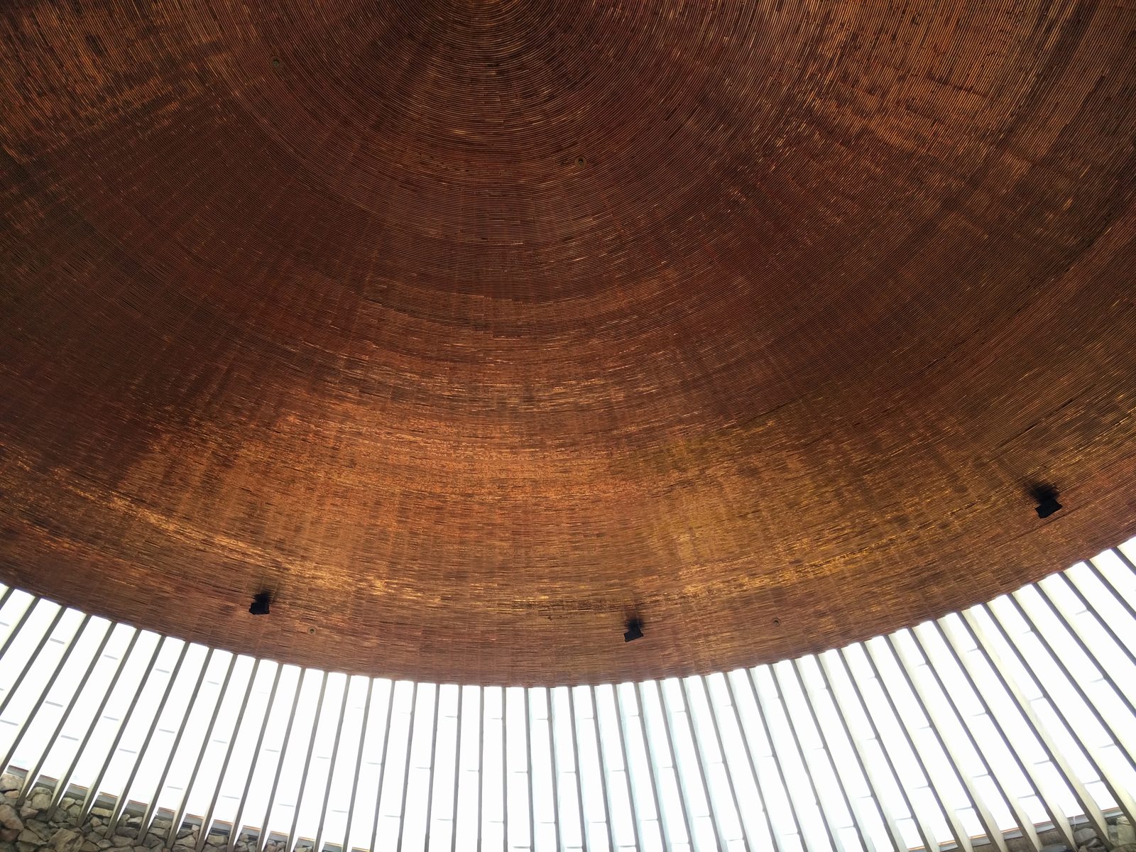 The copper dome of the Rock Church