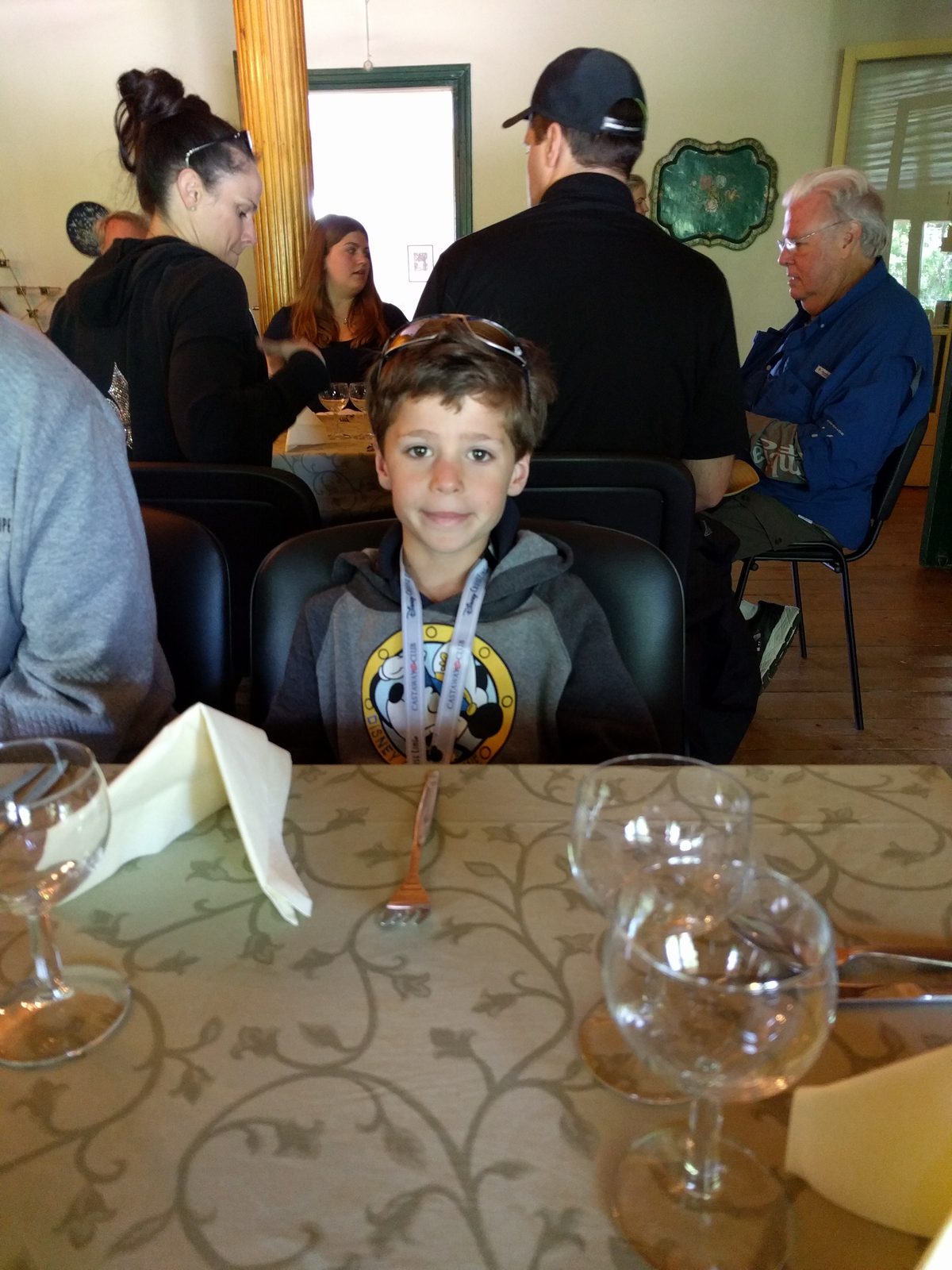 Thomas at lunch at Savijarvi