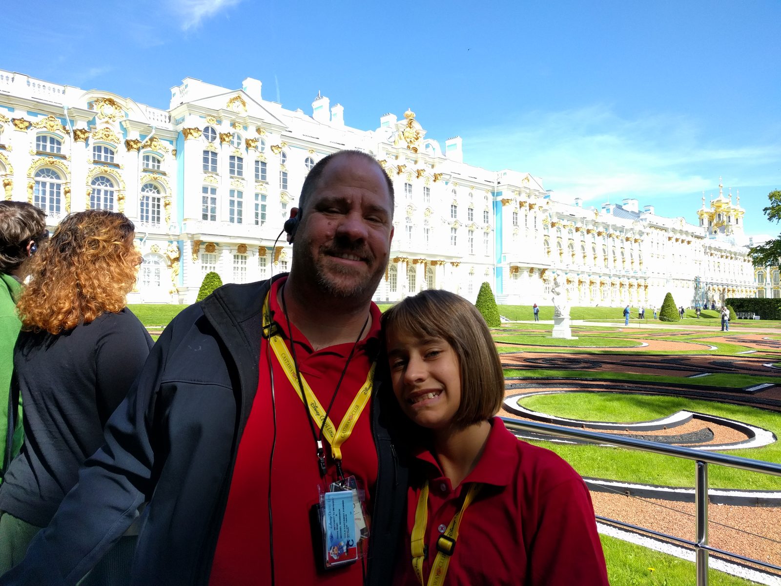 Lisa and me in the palace gardens