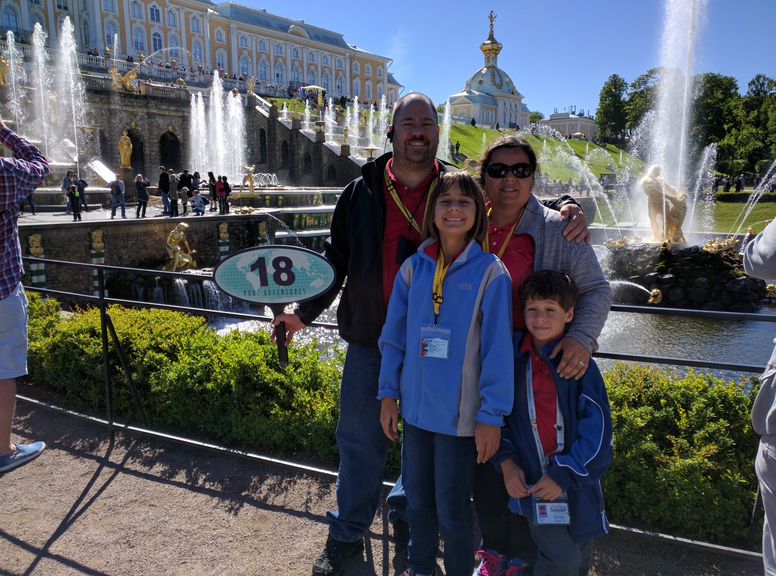 Lisa, Thomas and me at the Grand Cascade