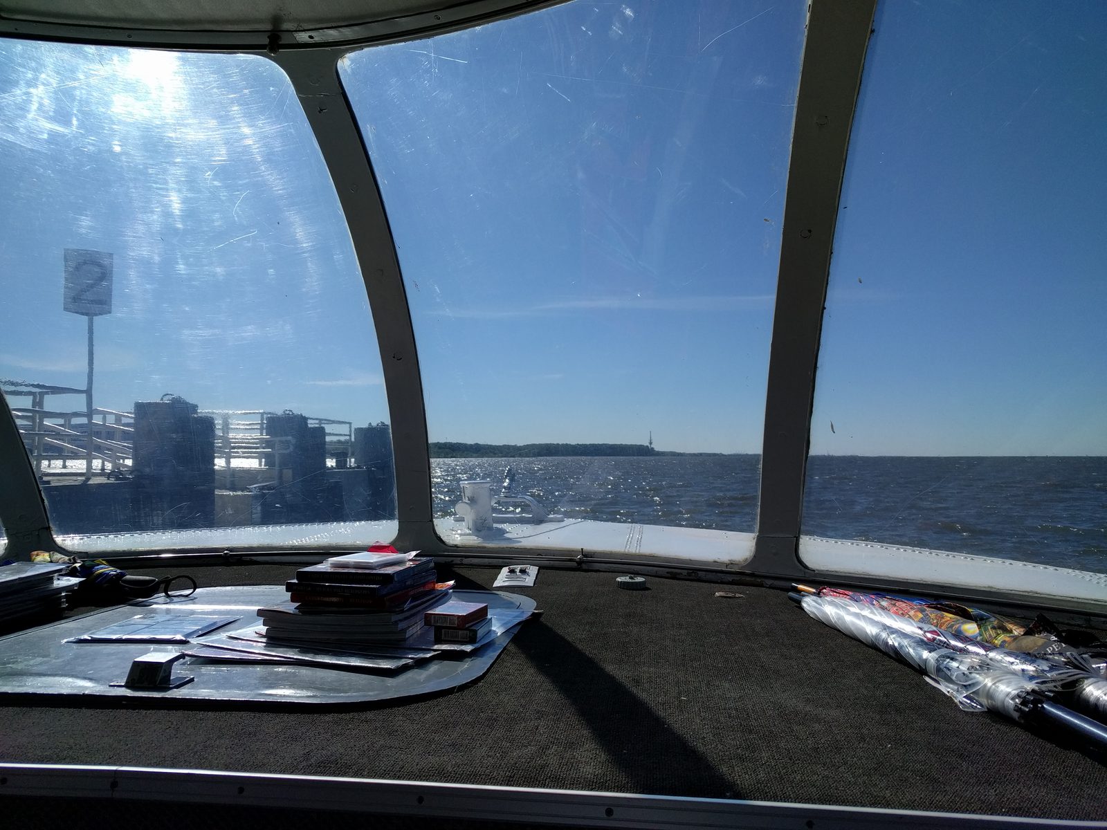 On the hydrofoil back from Peterhof