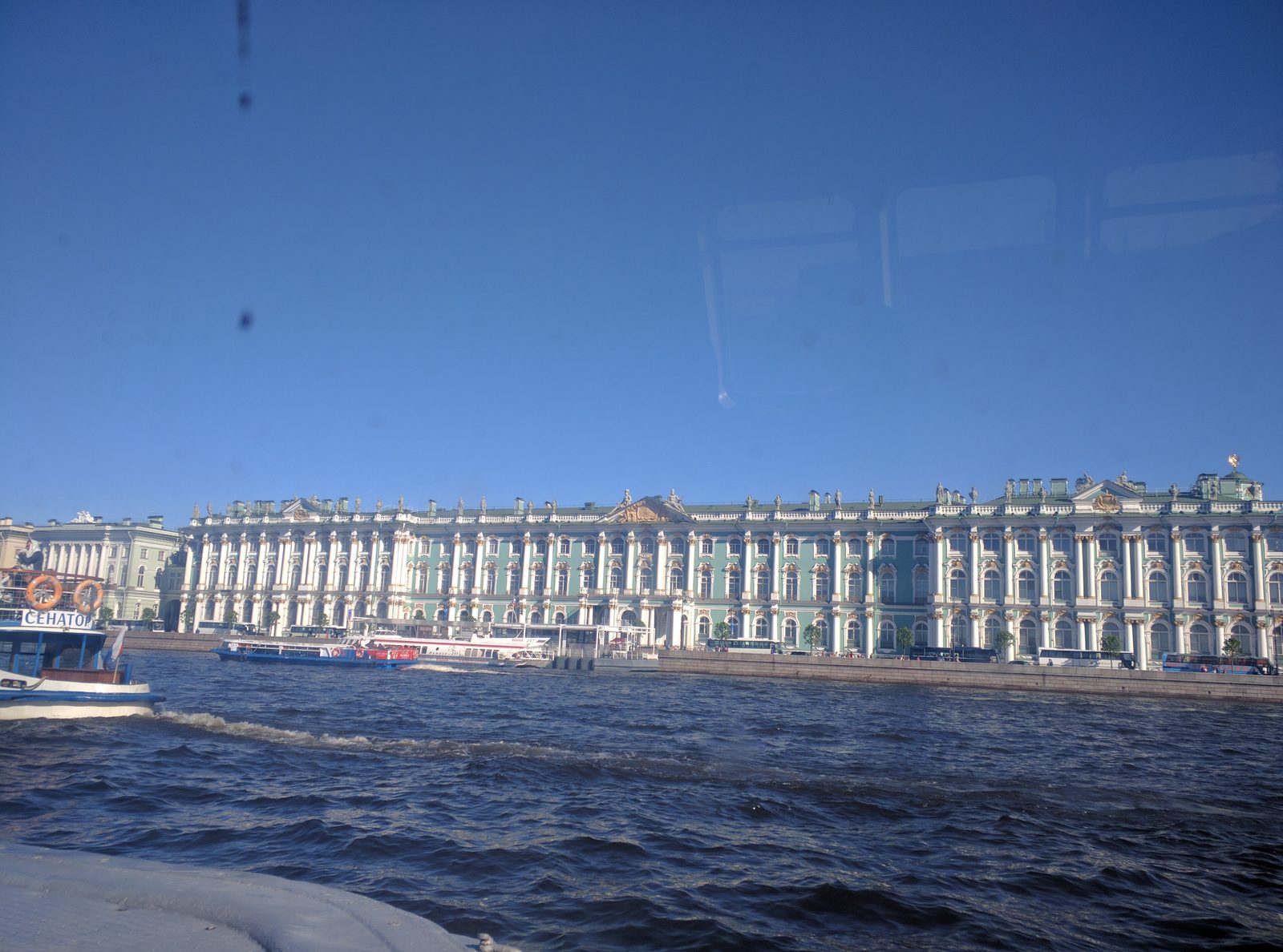 The Winter Palace from the hydrofoil