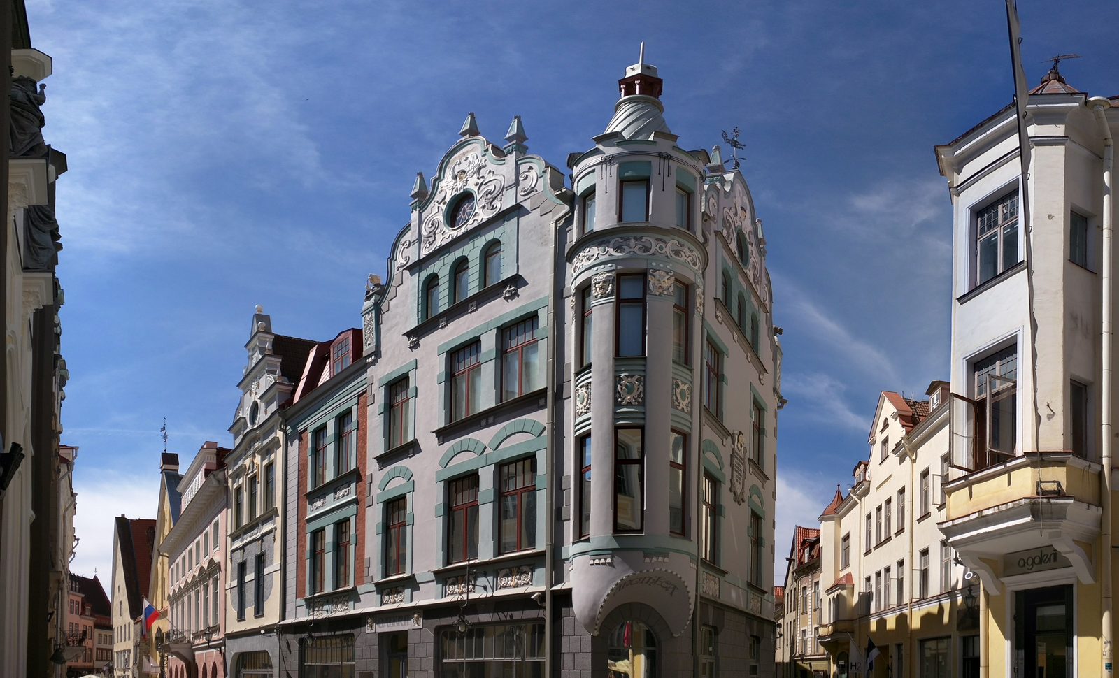 An Old Town street in Tallinn