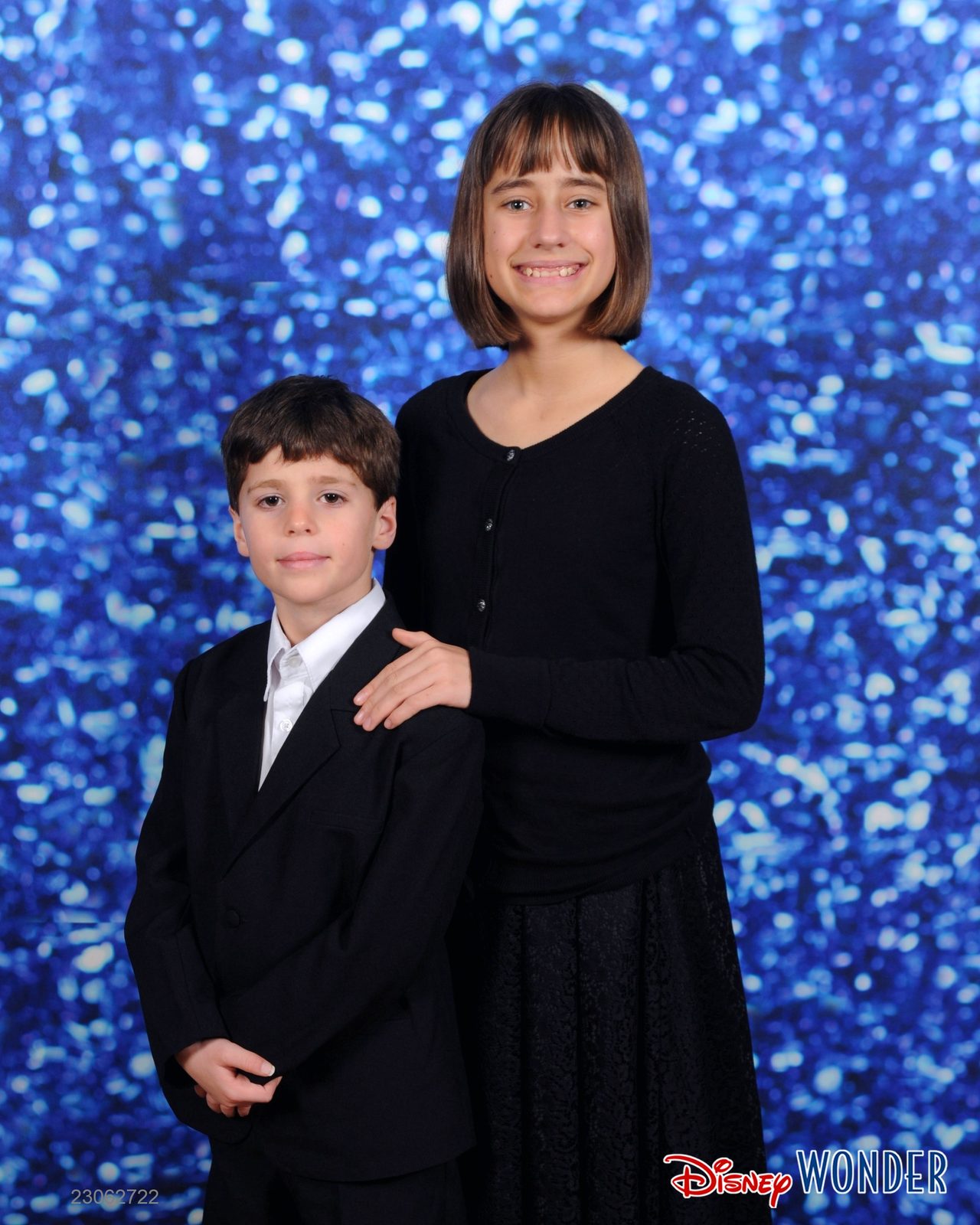 Thomas and Lisa, formal night portrait on the Wonder