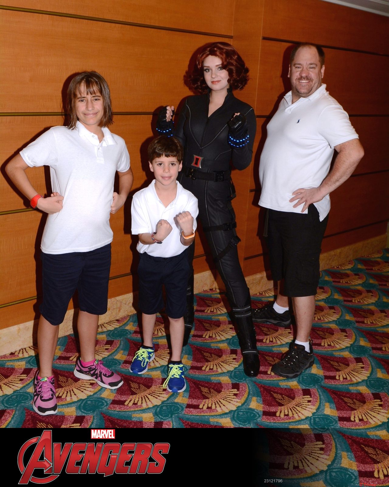 Lisa, Thomas, Black Widow and Michael on the Wonder