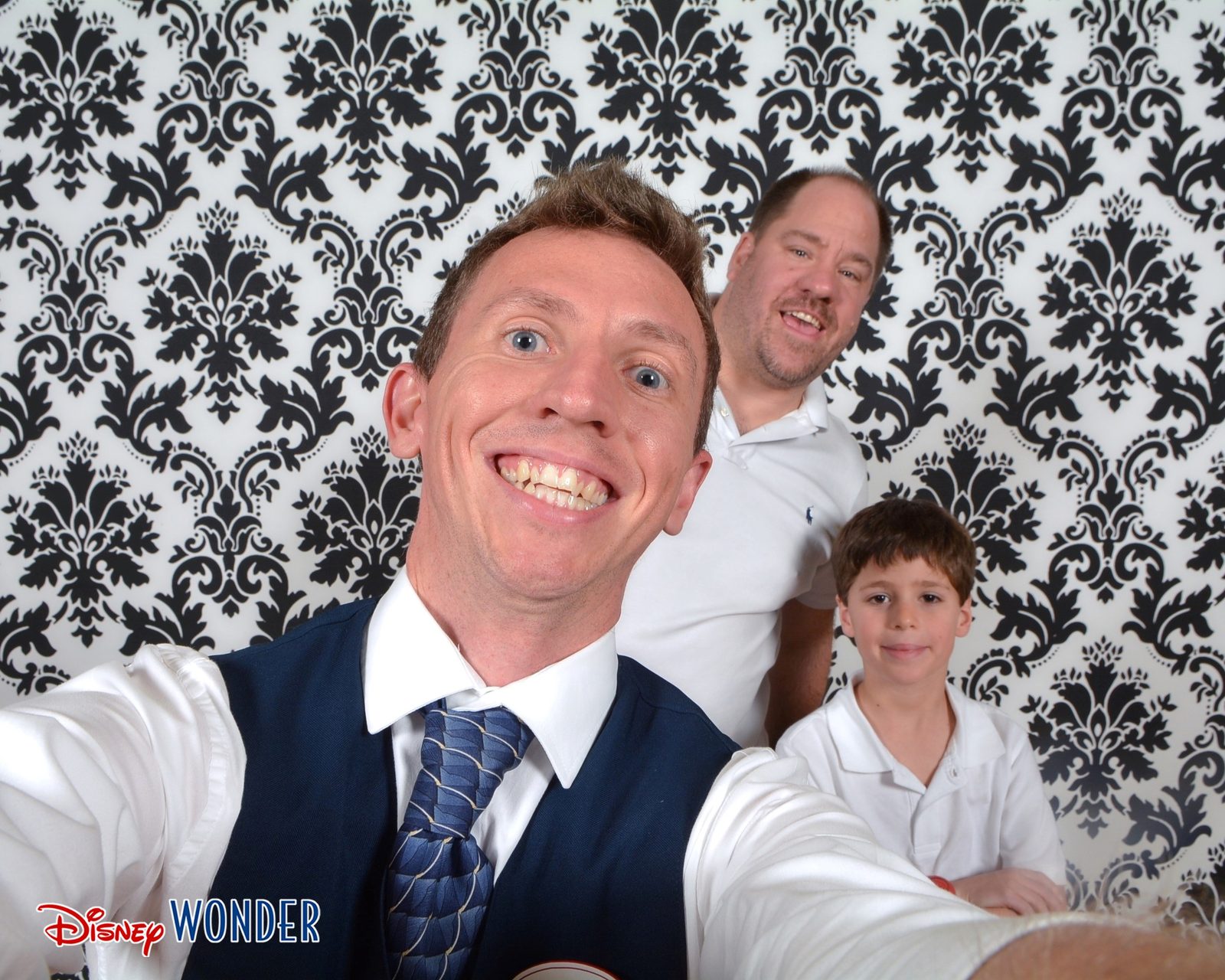 Thomas the photographer takes a selfie with Michael and Thomas