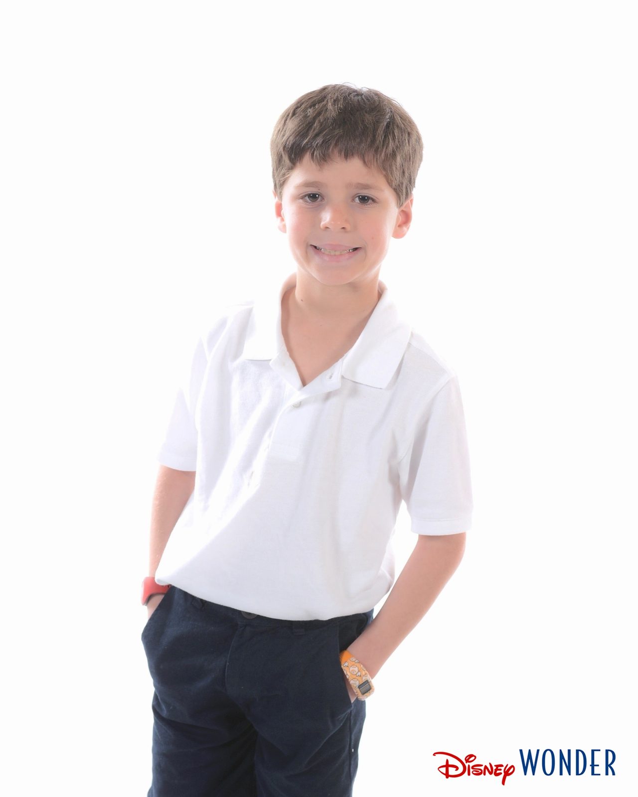 Thomas for the portrait on the white backdrop