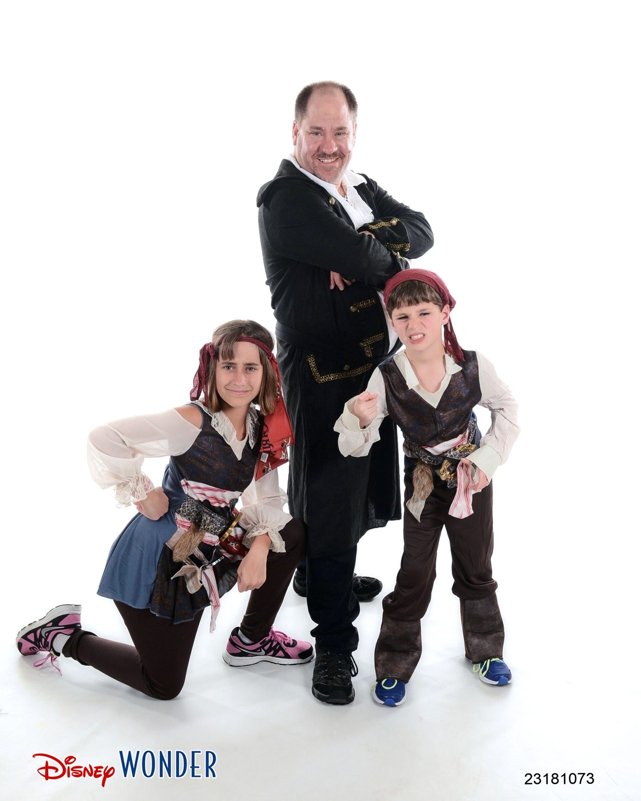Lisa, Michael and Thomas for the pirate portrait