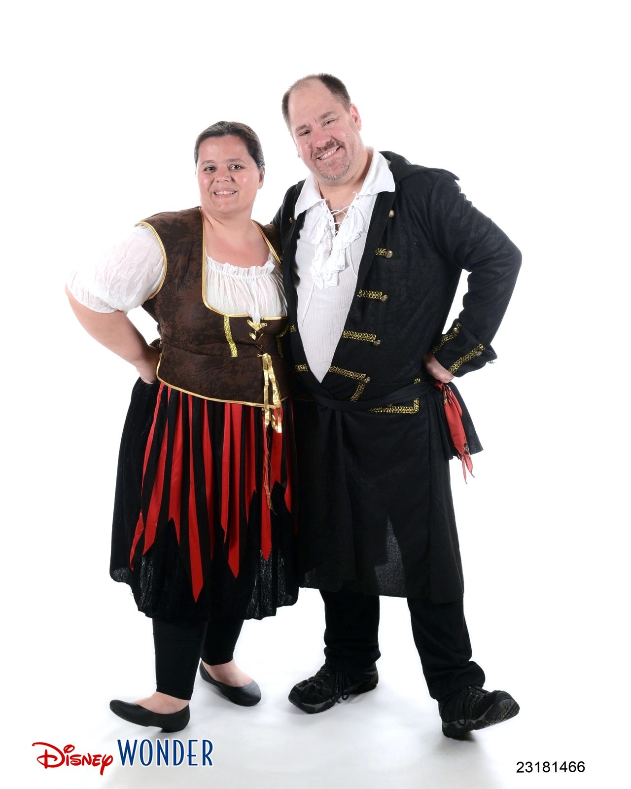 Kathy and Michael in our pirate costumes