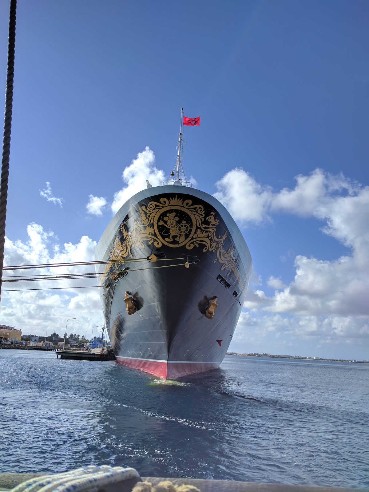 The Wonder seen from our sailboat