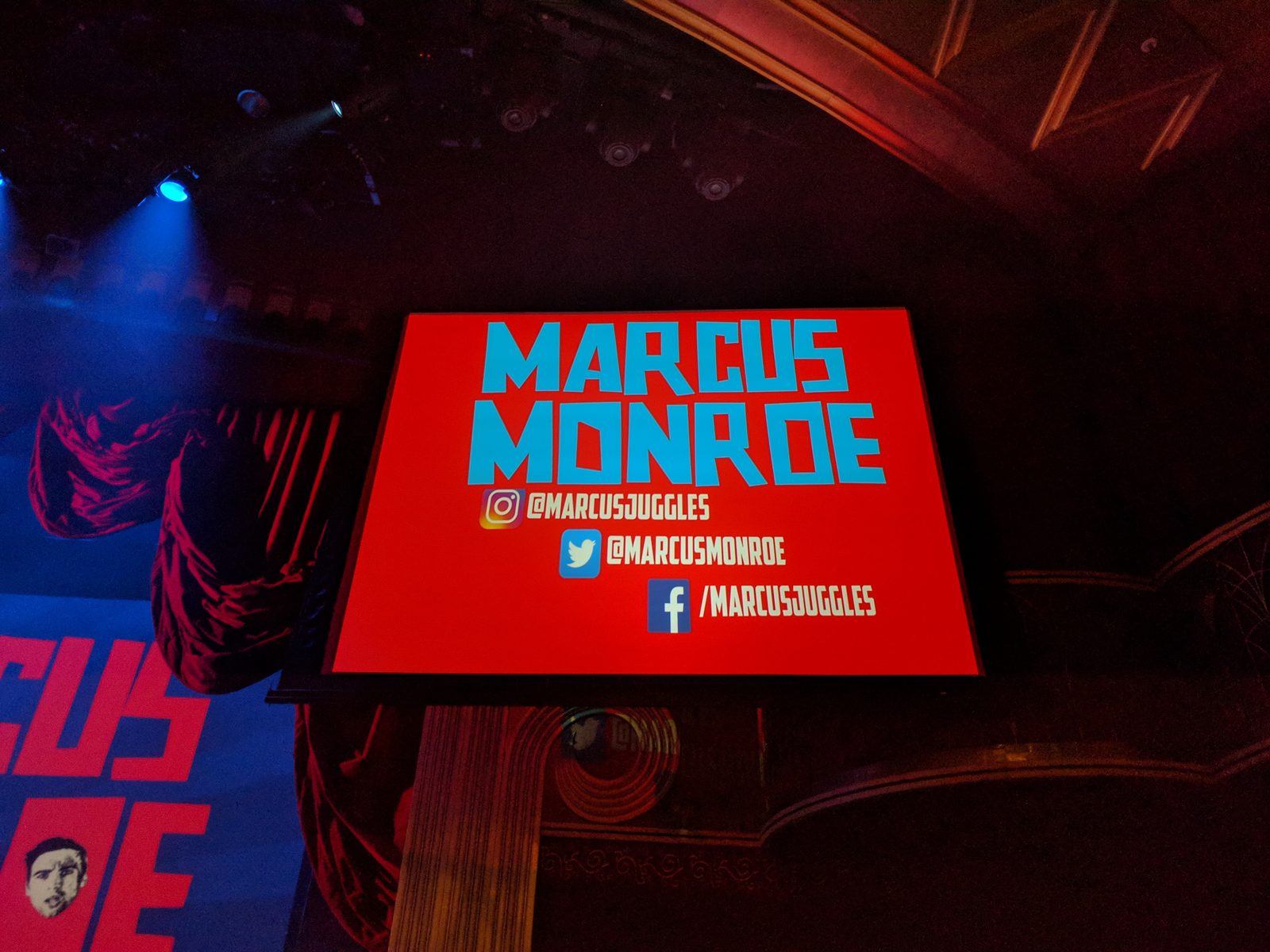 Marcus Monroe's juggling show