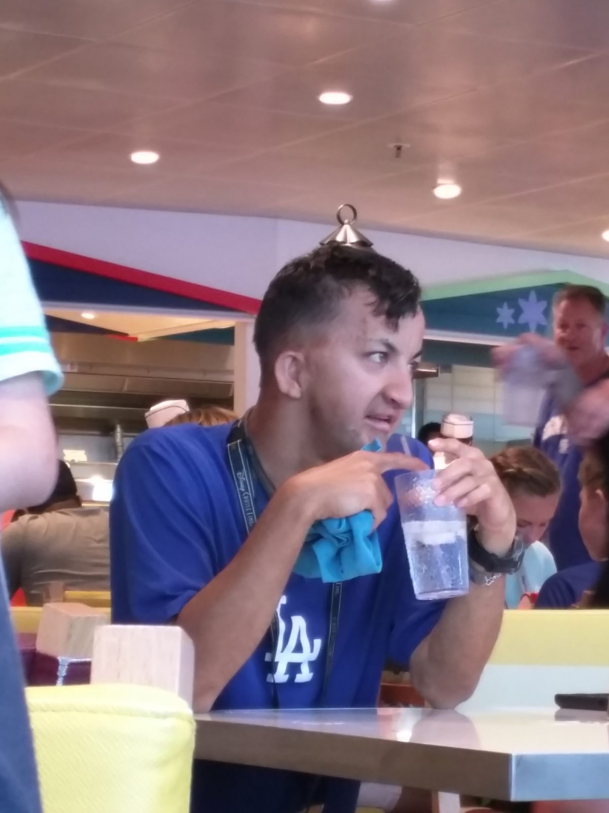 Marco at the Cabanas buffet