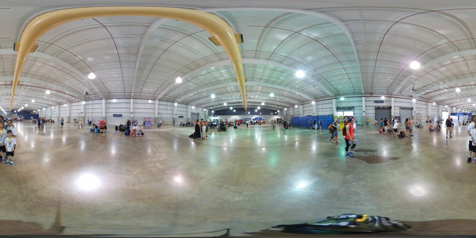 360 view checking in at the cruise terminal
