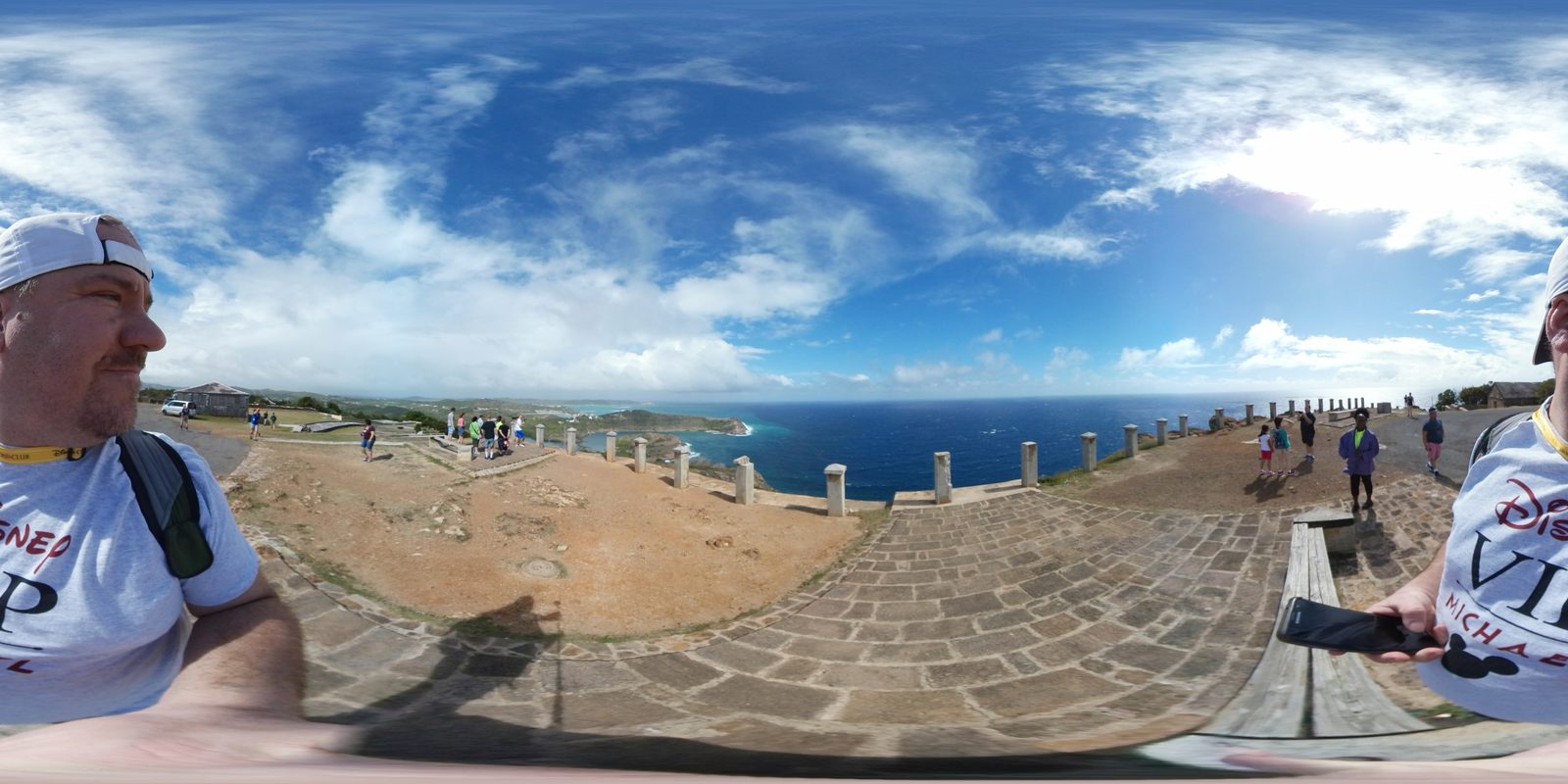 360 shot from the shuttle up to Shirley Heights