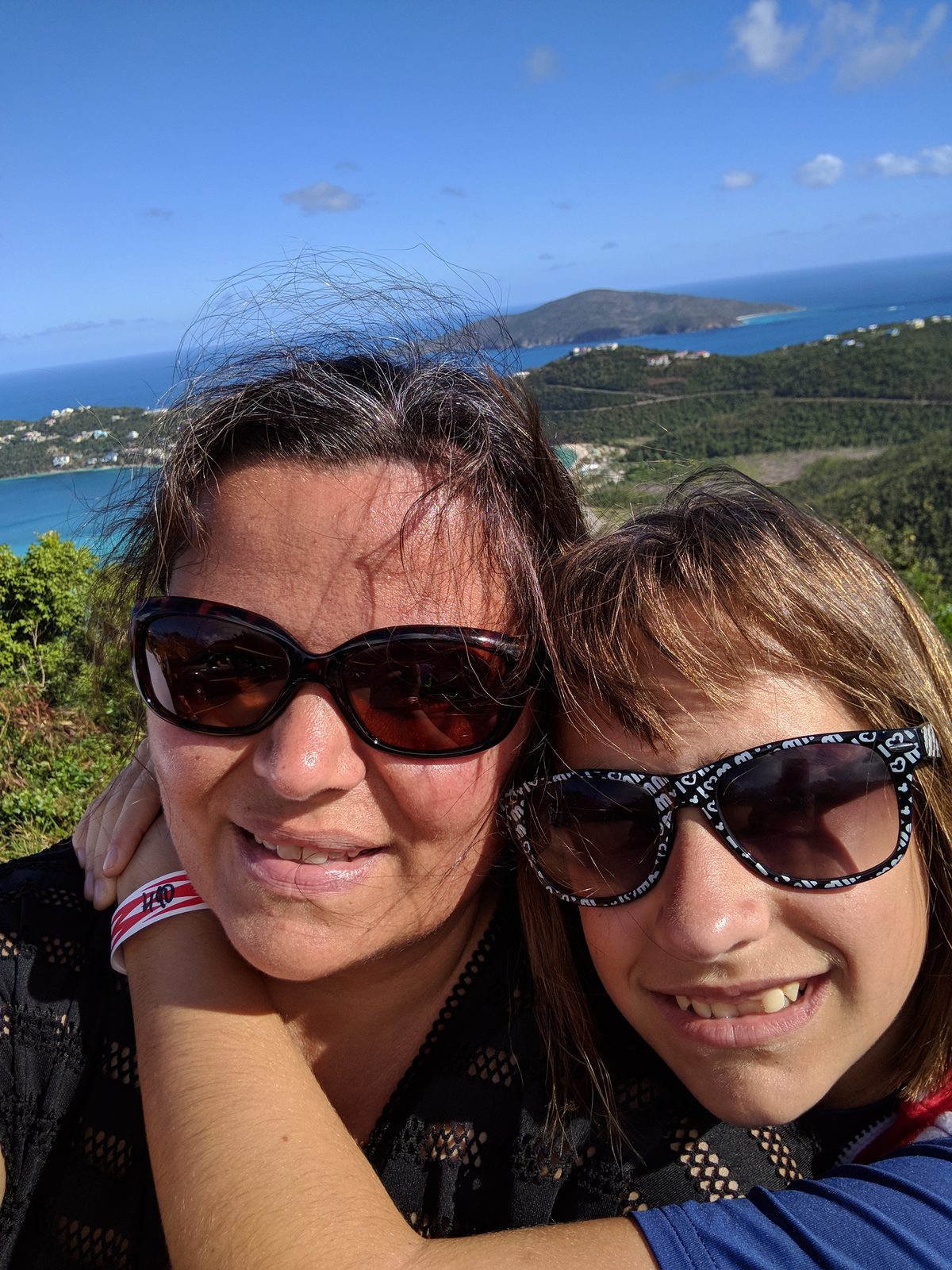 Kathy and Lisa at Drake's Seat
