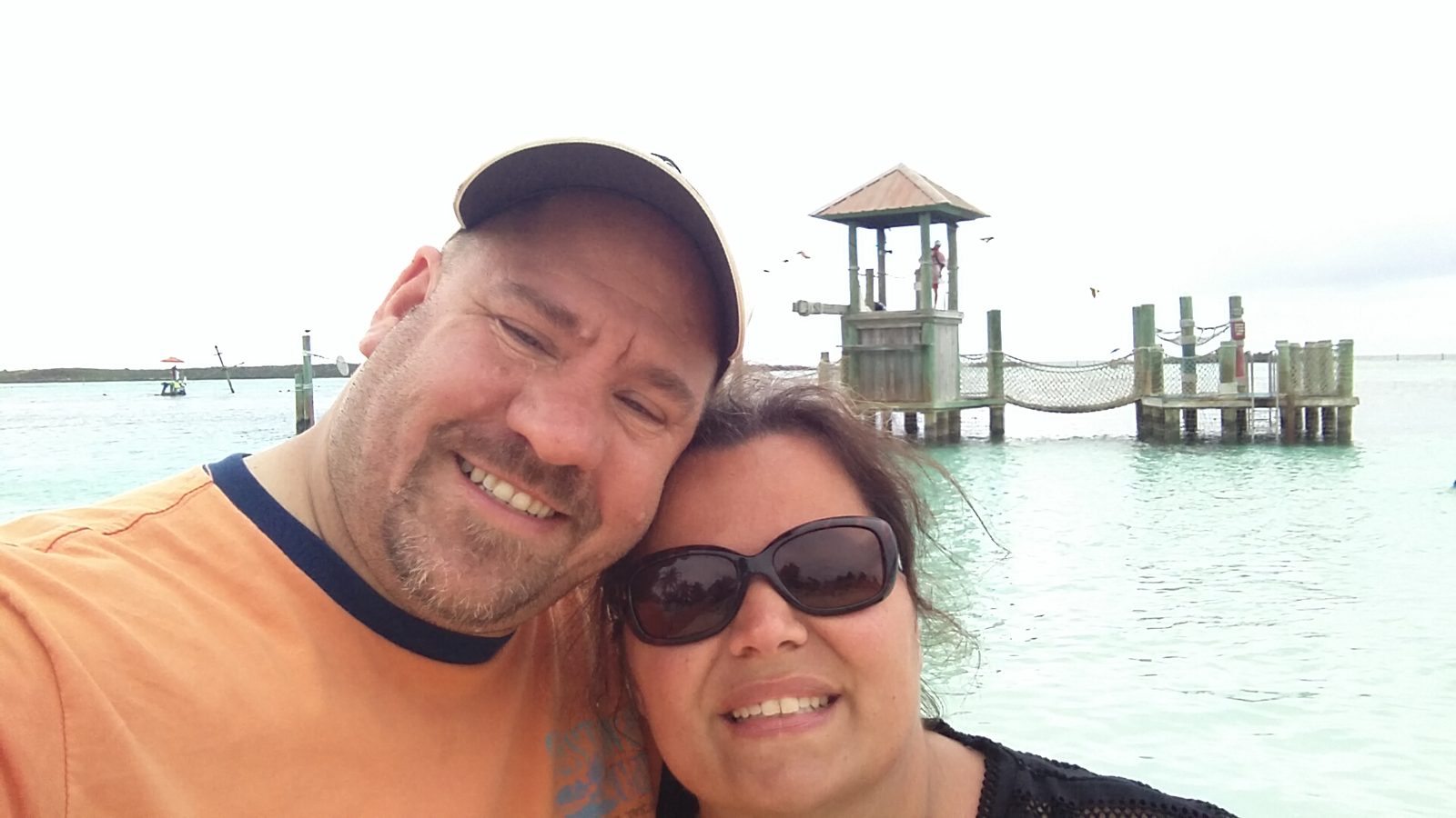 Kathy and me at Castaway Cay