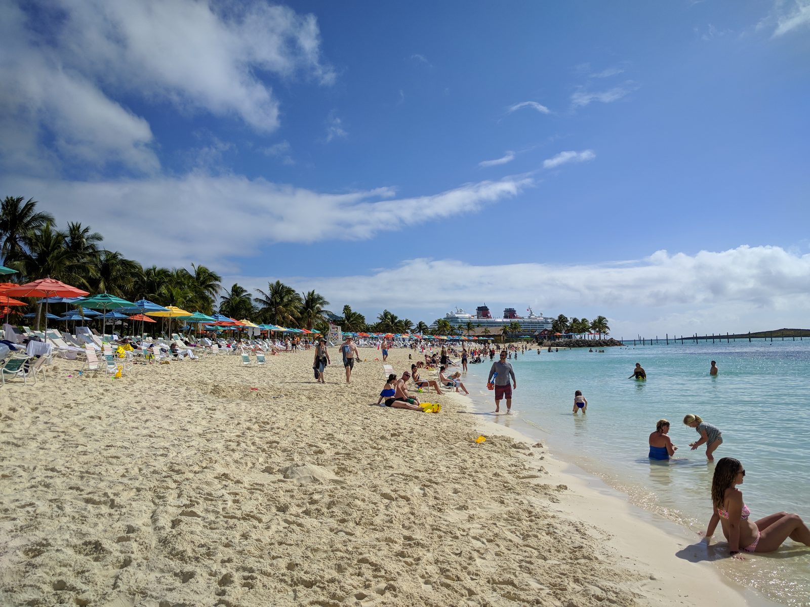 The beach at Castaway Cay
