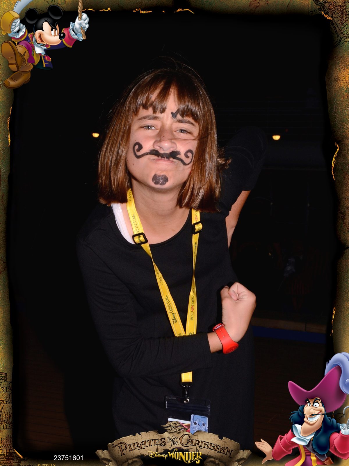 Lisa at the Pirate Night party on the Wonder