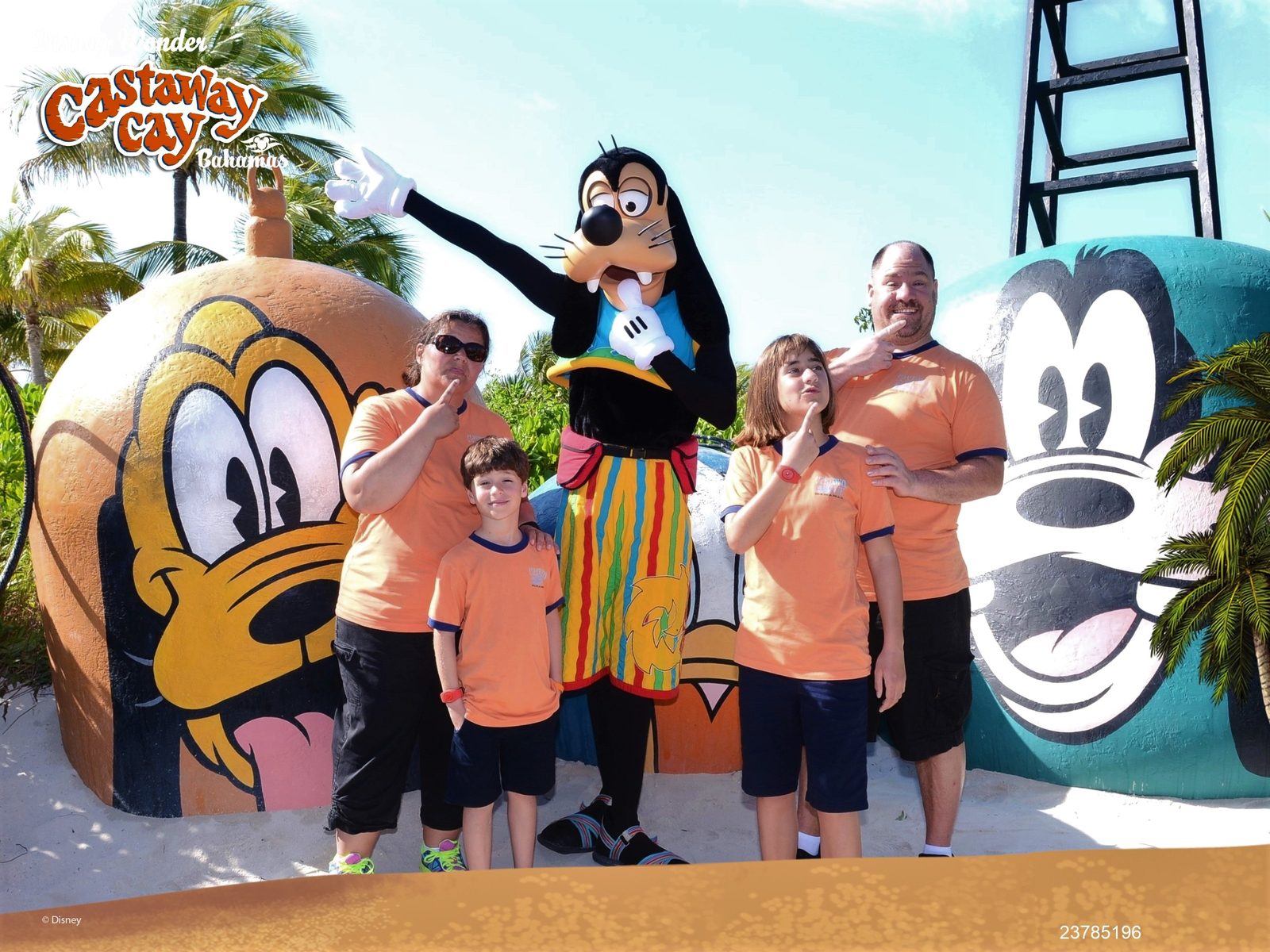Meeting Goofy that evening