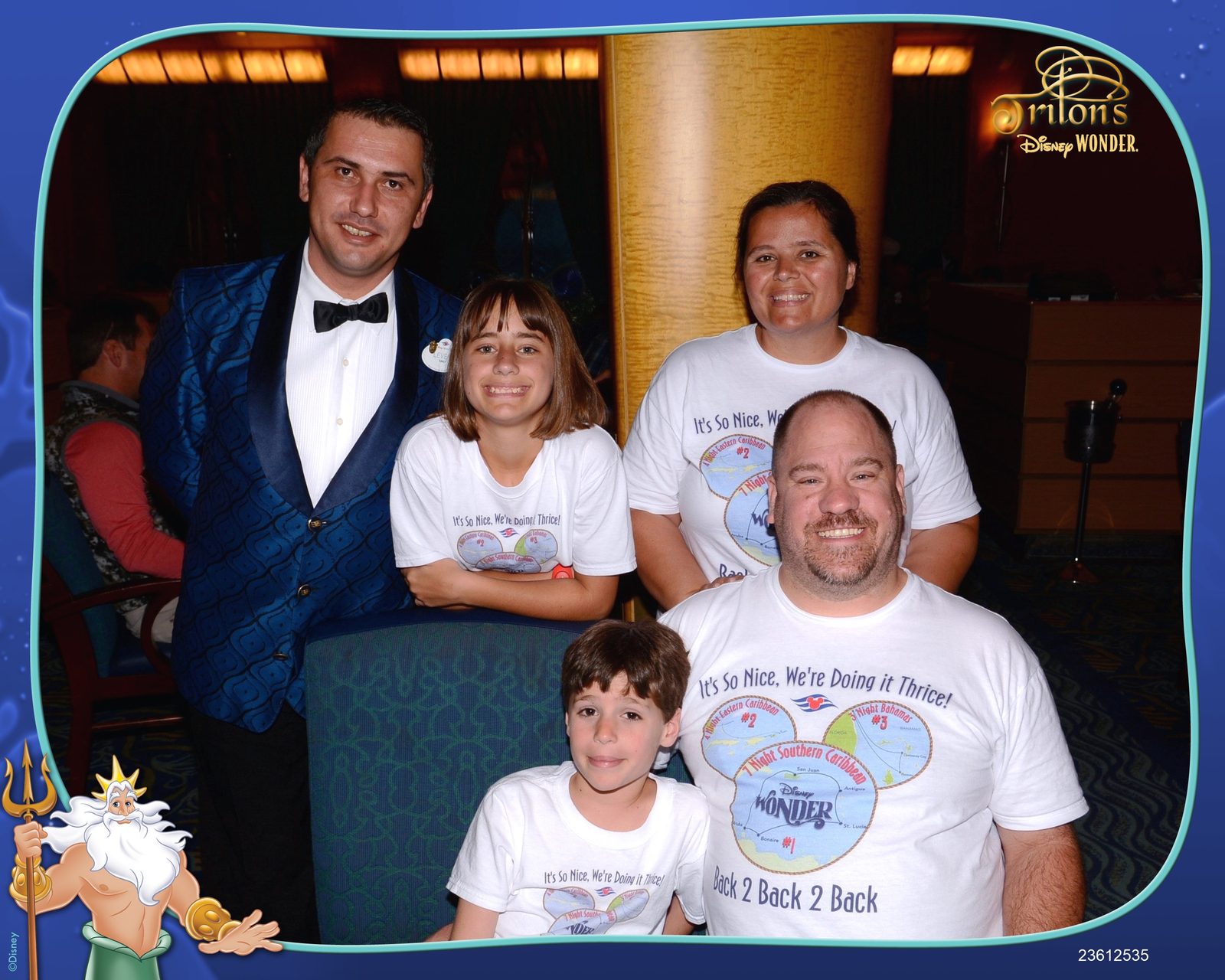 Kathy, Lisa, Thomas and me at Triton's for dinner
