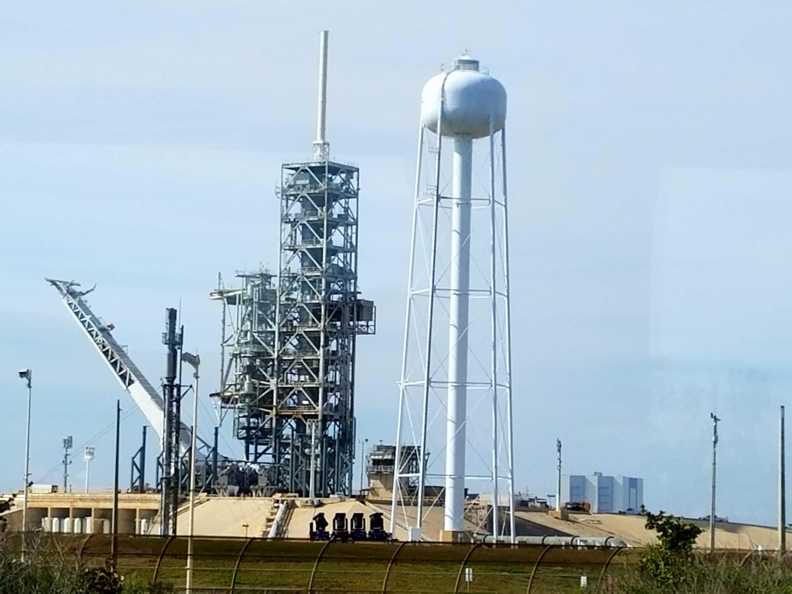 Launch pad from the bus tour at Kennedy Space Center