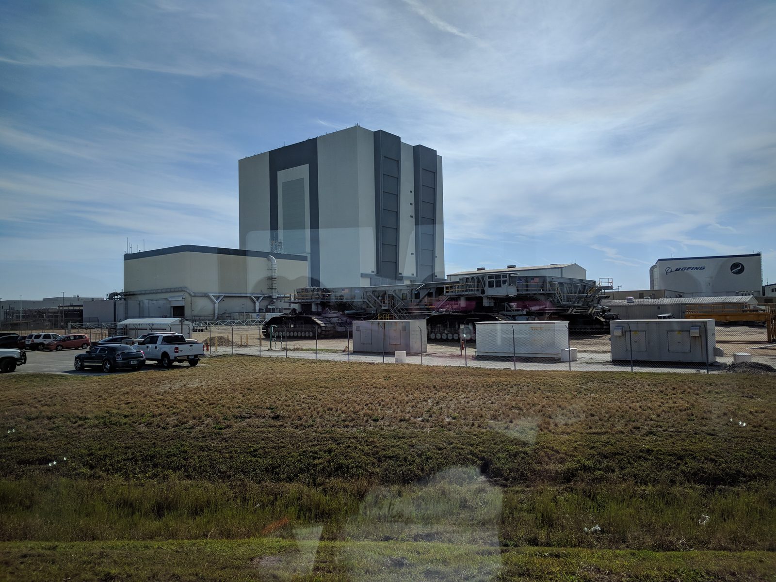 The Vehicle Assembly Building on the bus tour