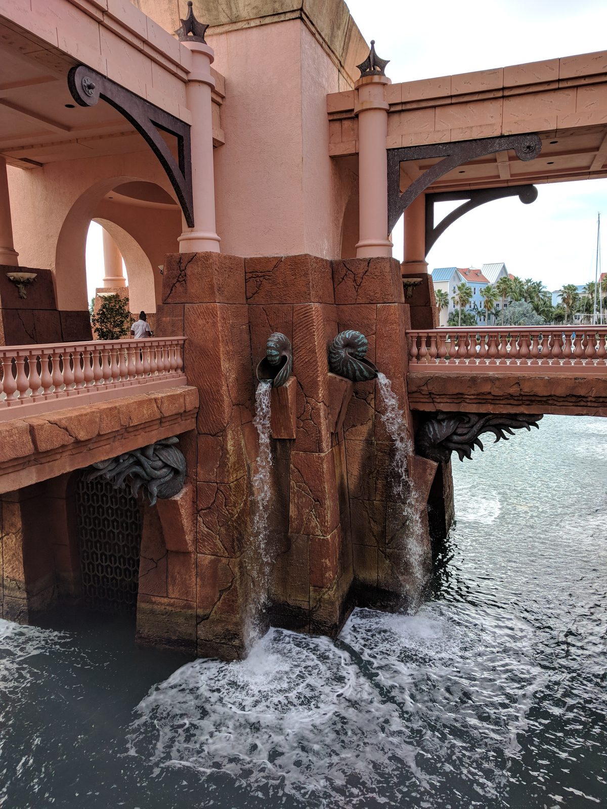 Arriving at Atlantis Paradise Island
