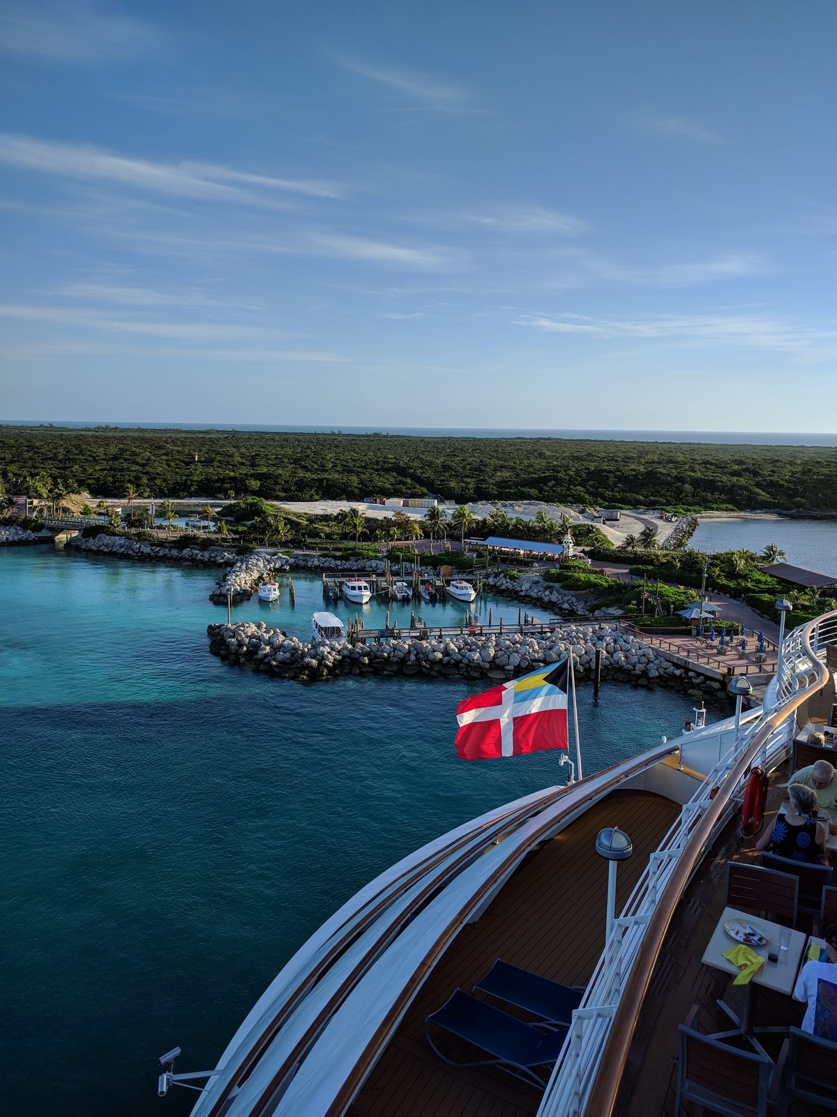 First view of Castaway Cay