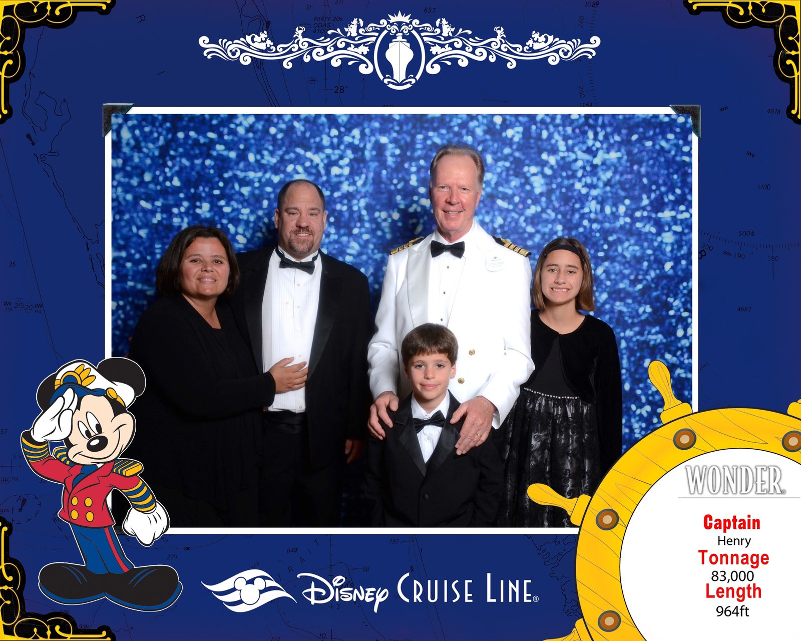 With Captain Henry on formal night