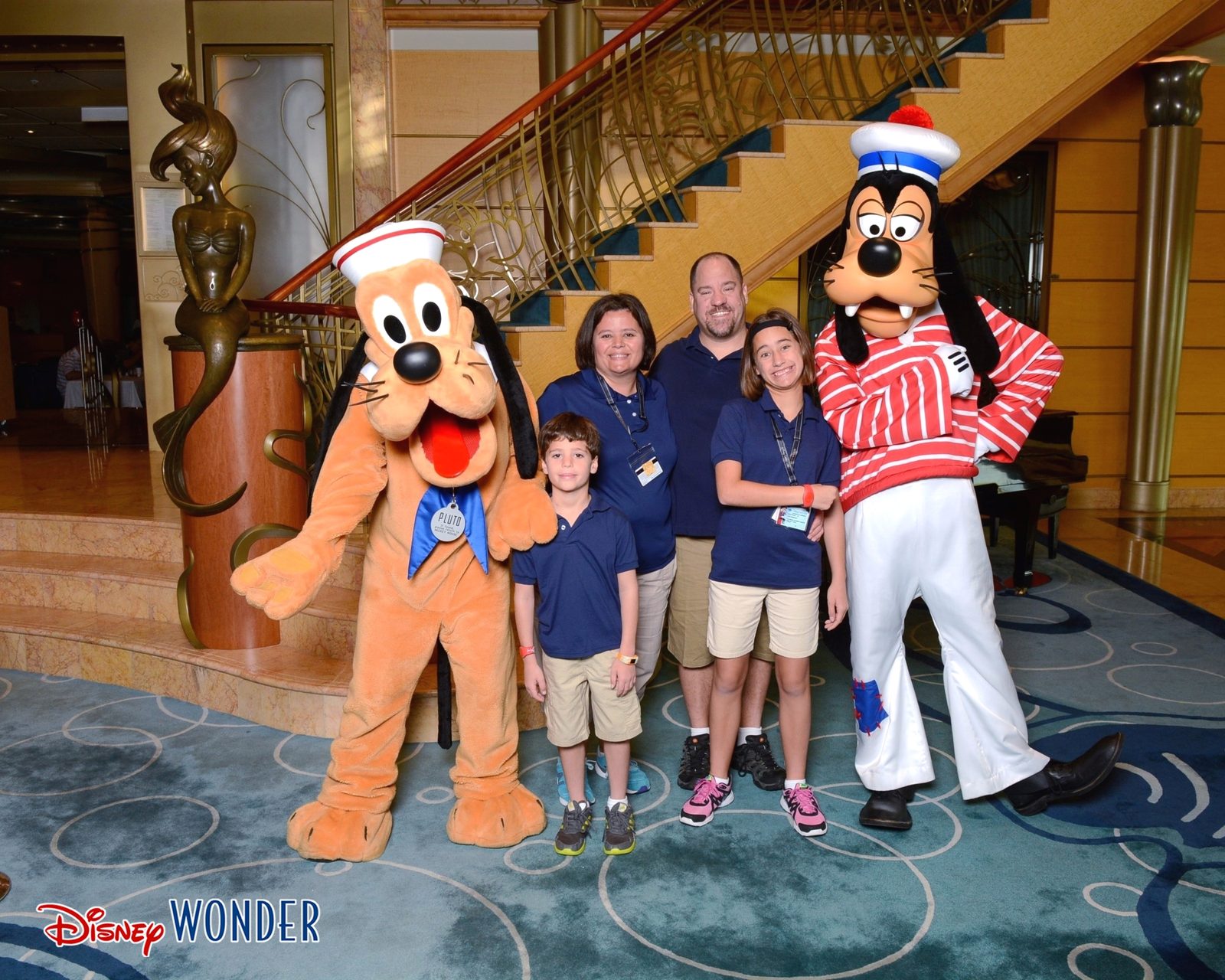 Meeting Pluto and Goofy together
