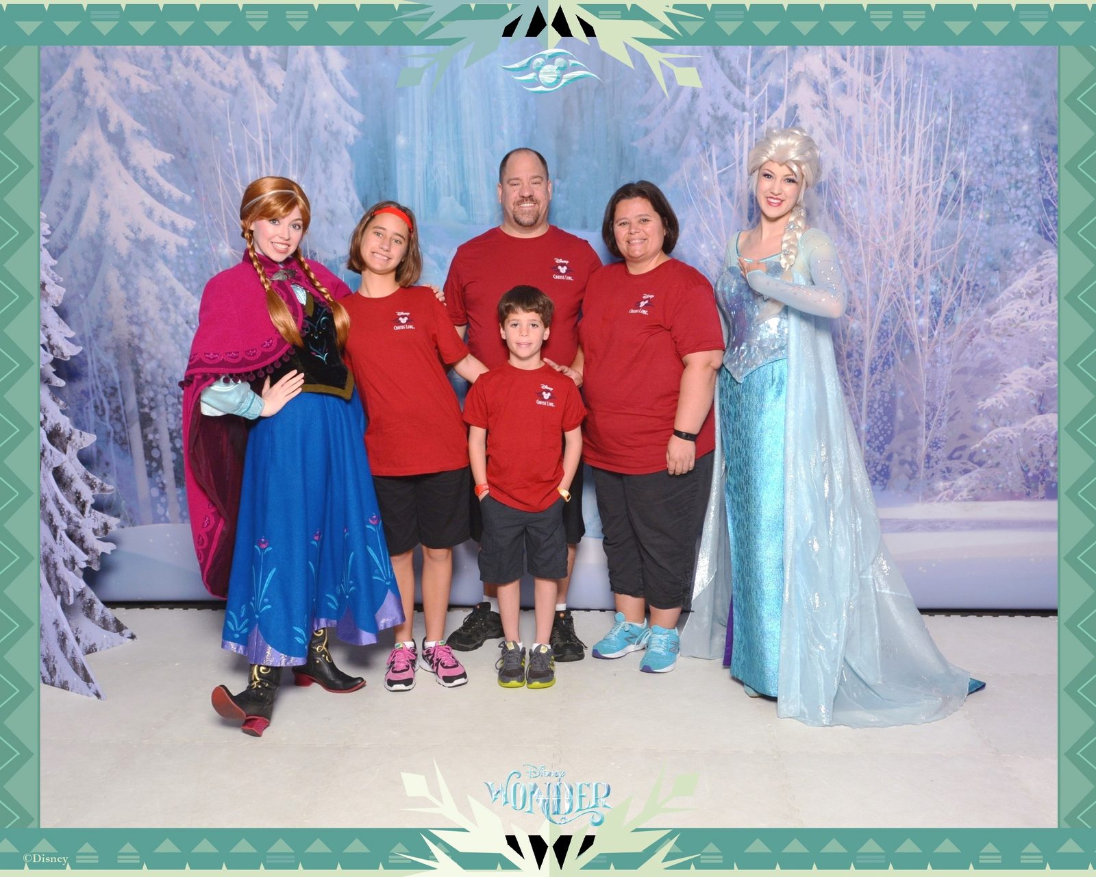 With Anna and Elsa