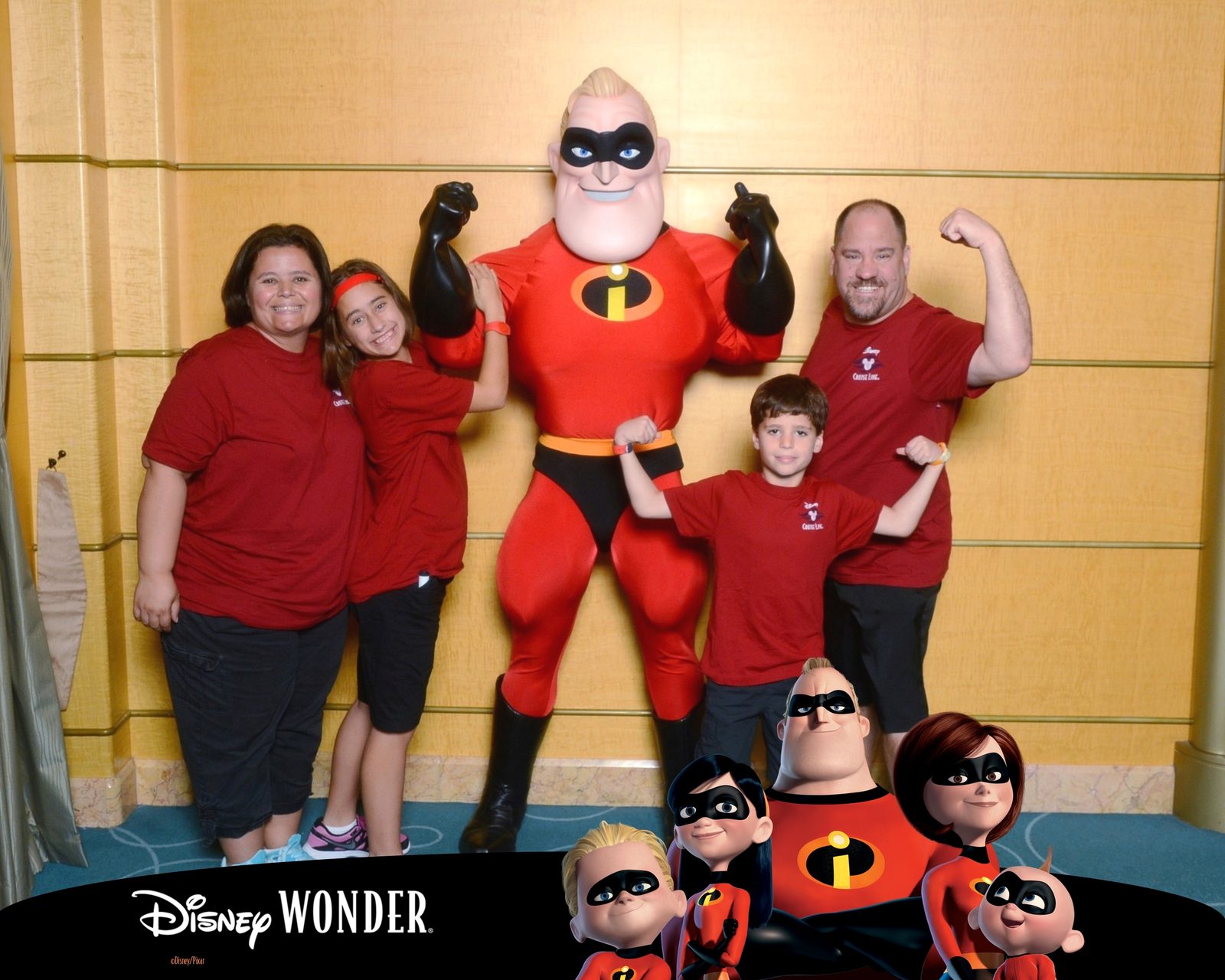 With Mr. Incredible