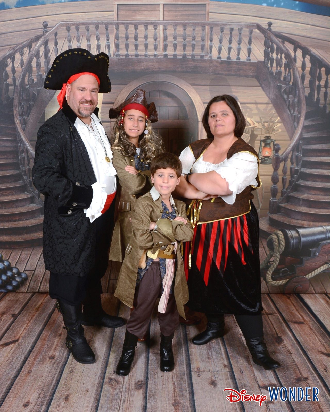 Ready for Pirate Night in our pirate best