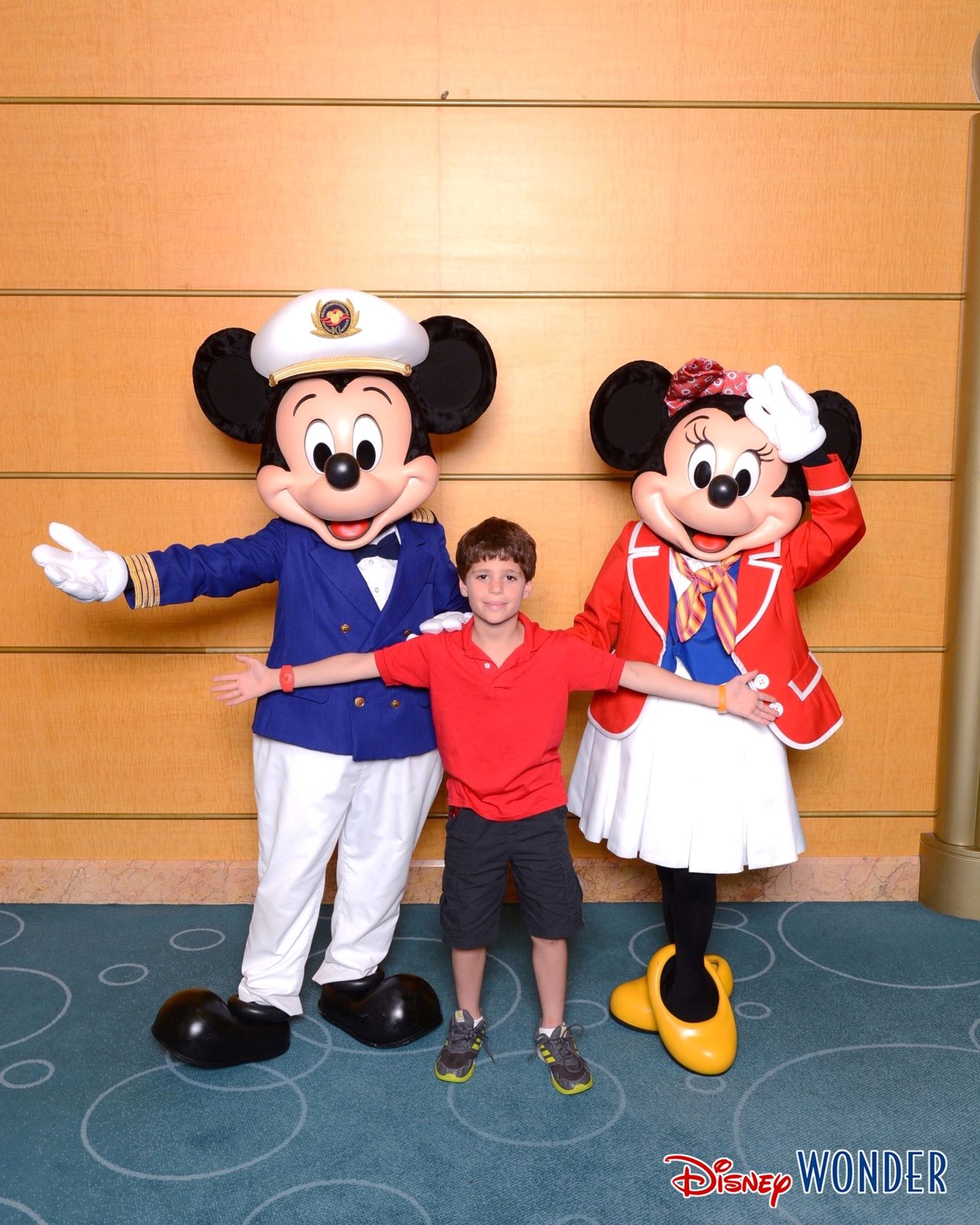 Thomas with Captain Mickey and Minnie