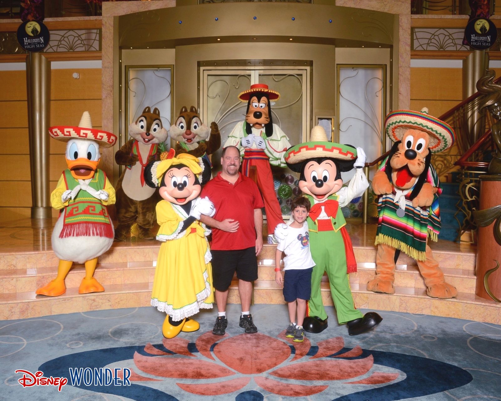 Thomas and me with the gang in fiesta dress