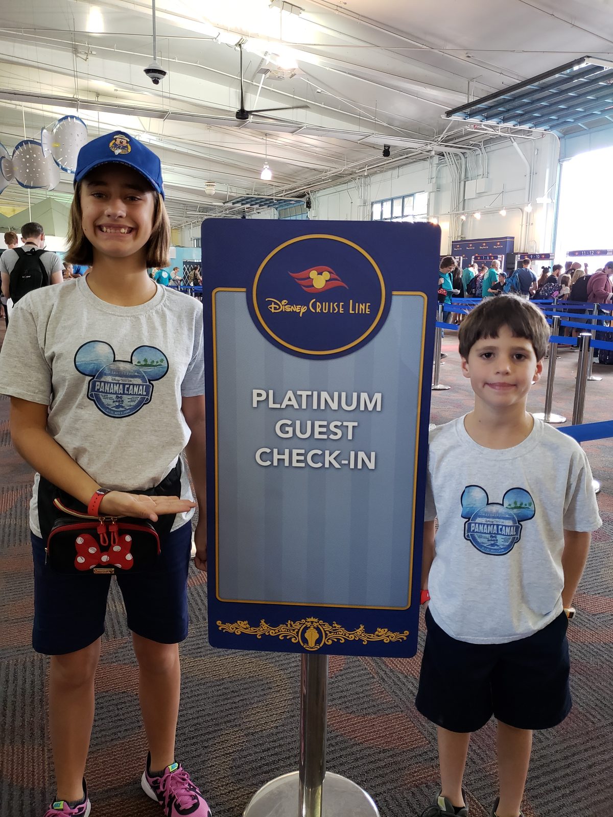 Thomas and Lisa at Platinum Guest Check-in