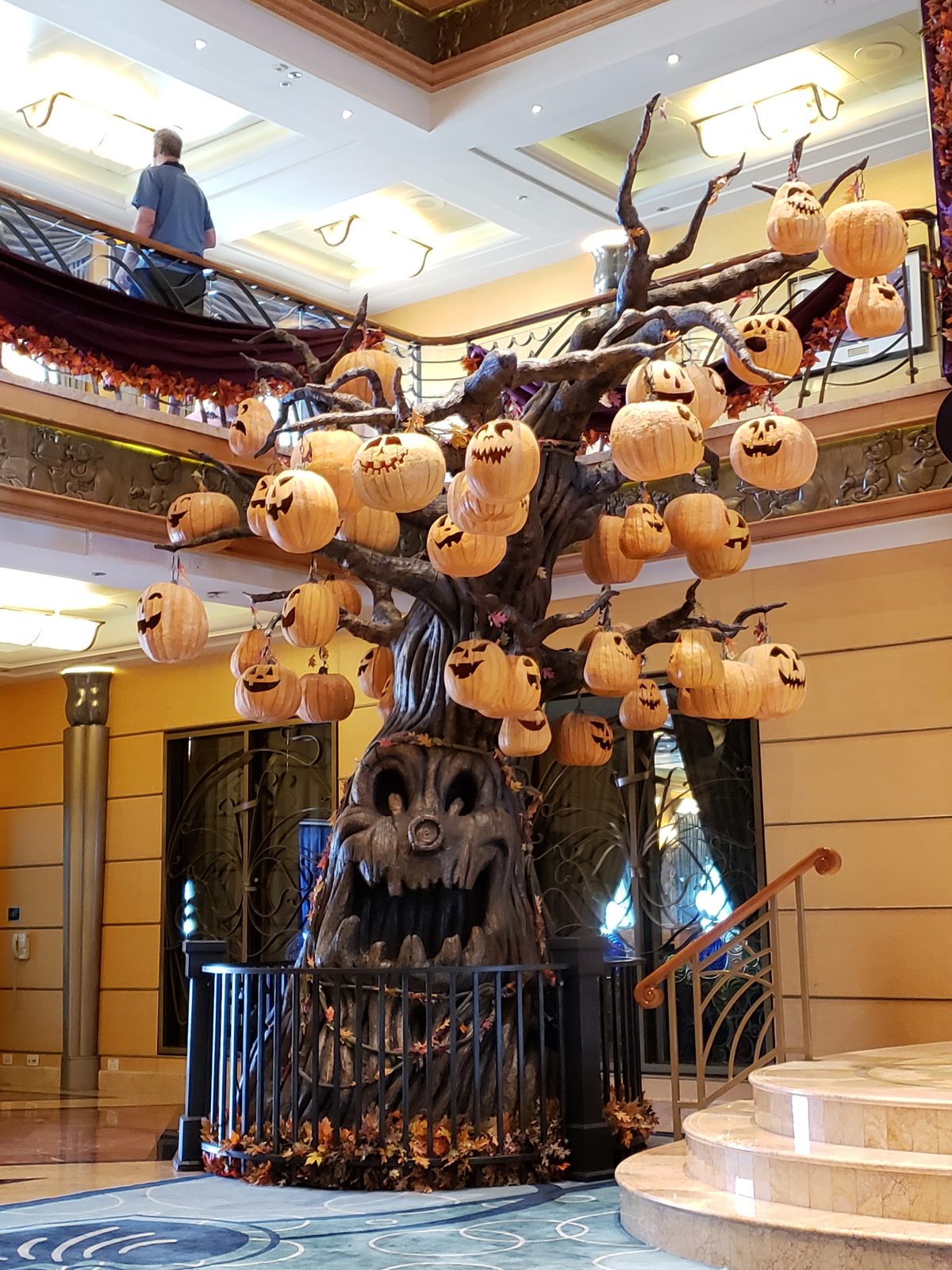 Bog, the atrium's Halloween lantern tree