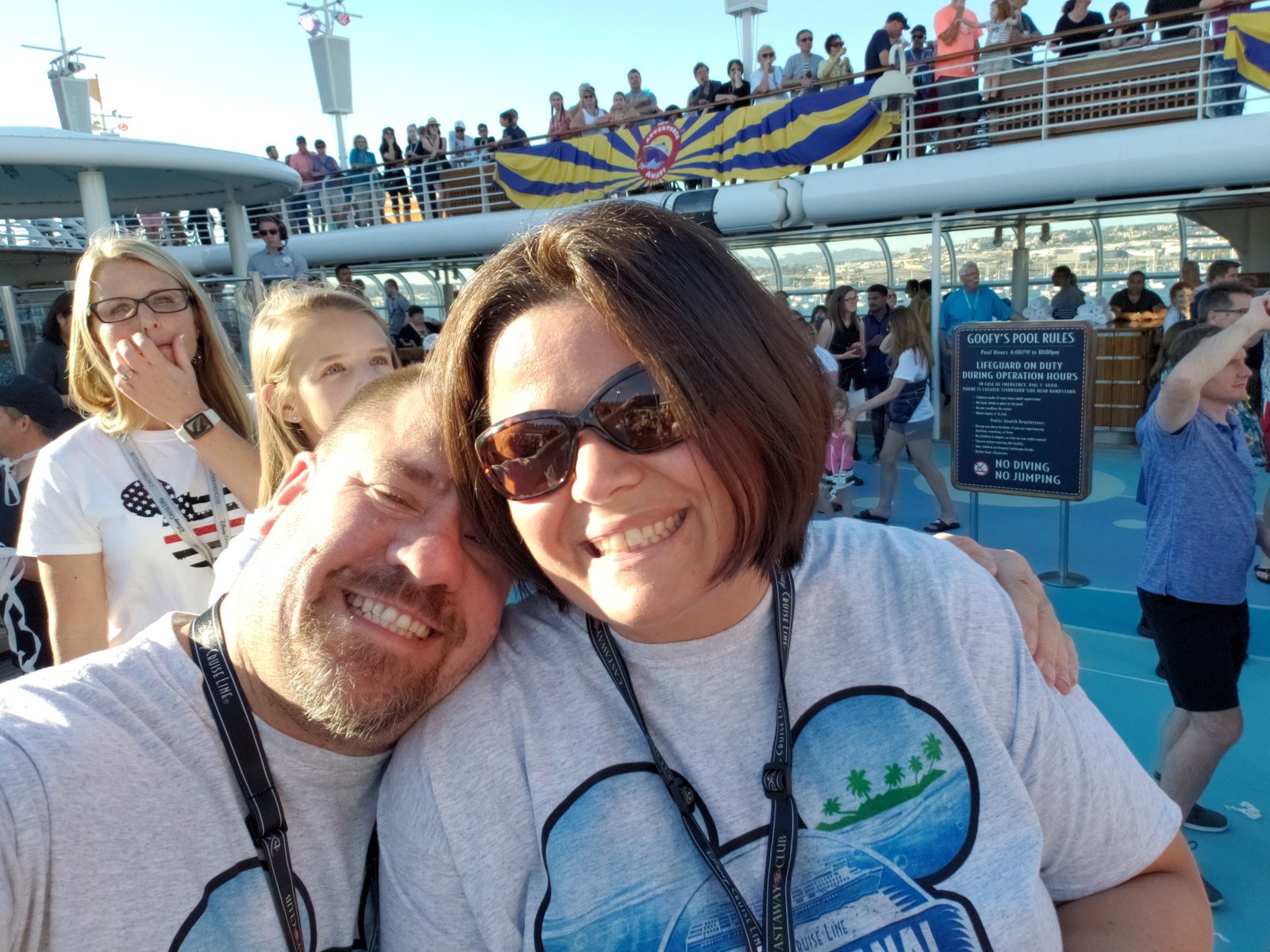 Kathy and me at sail away