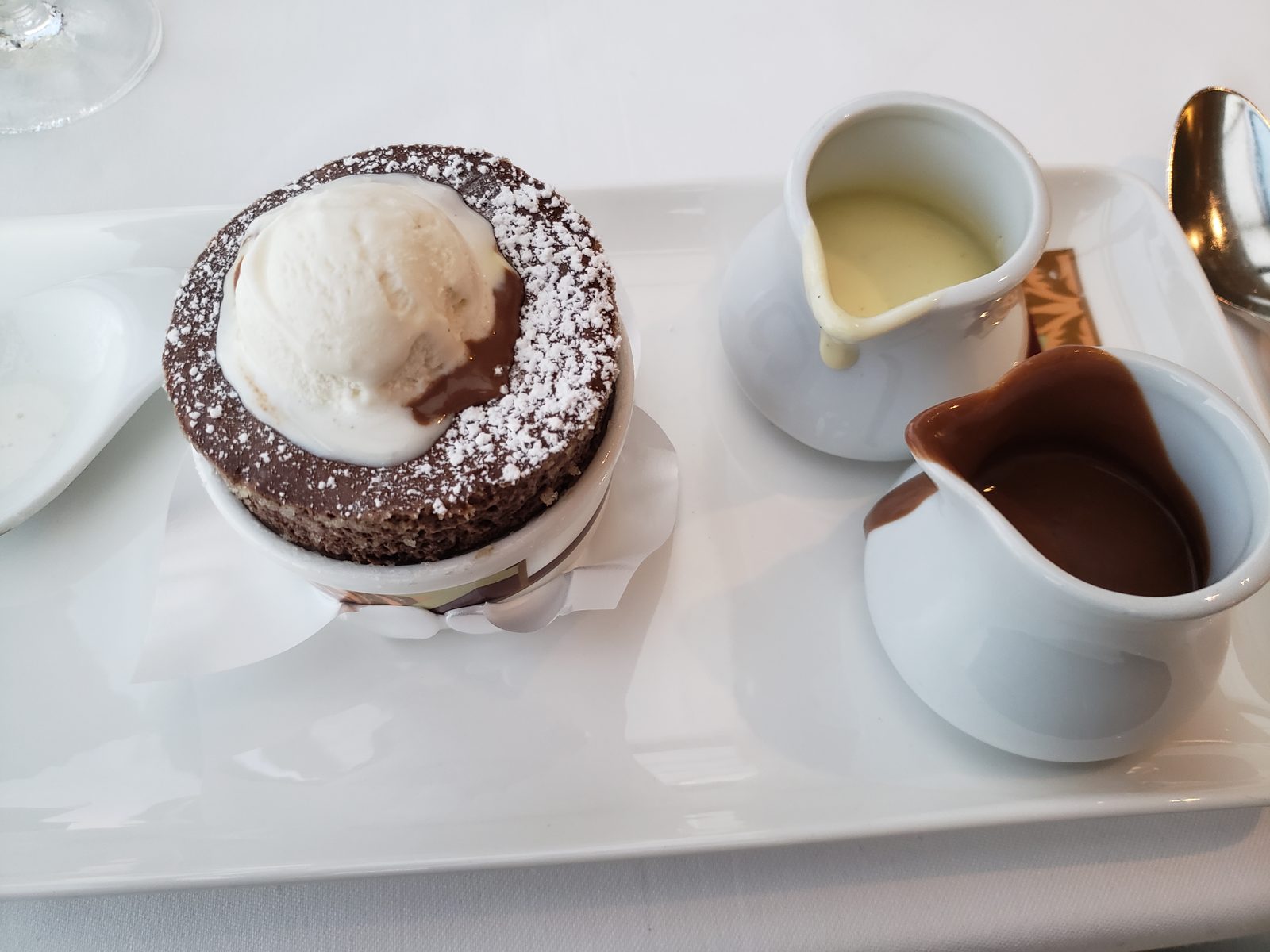 Chocolate dessert at Palo