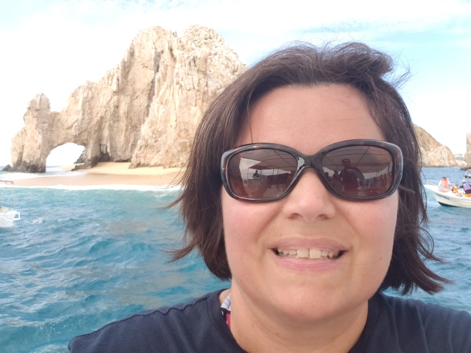 Kathy at El Arco