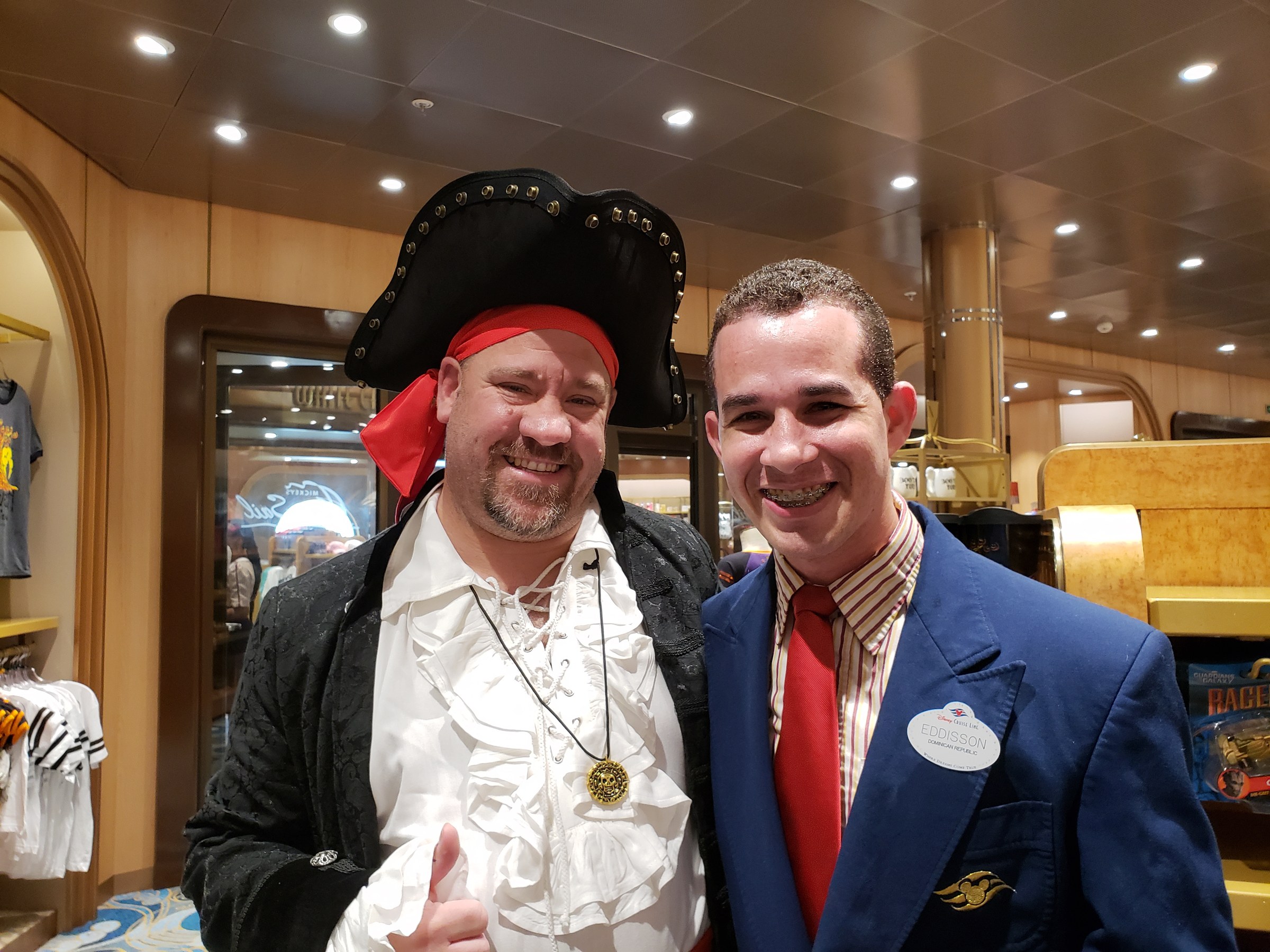 Eddisson and Michael on Pirate Night