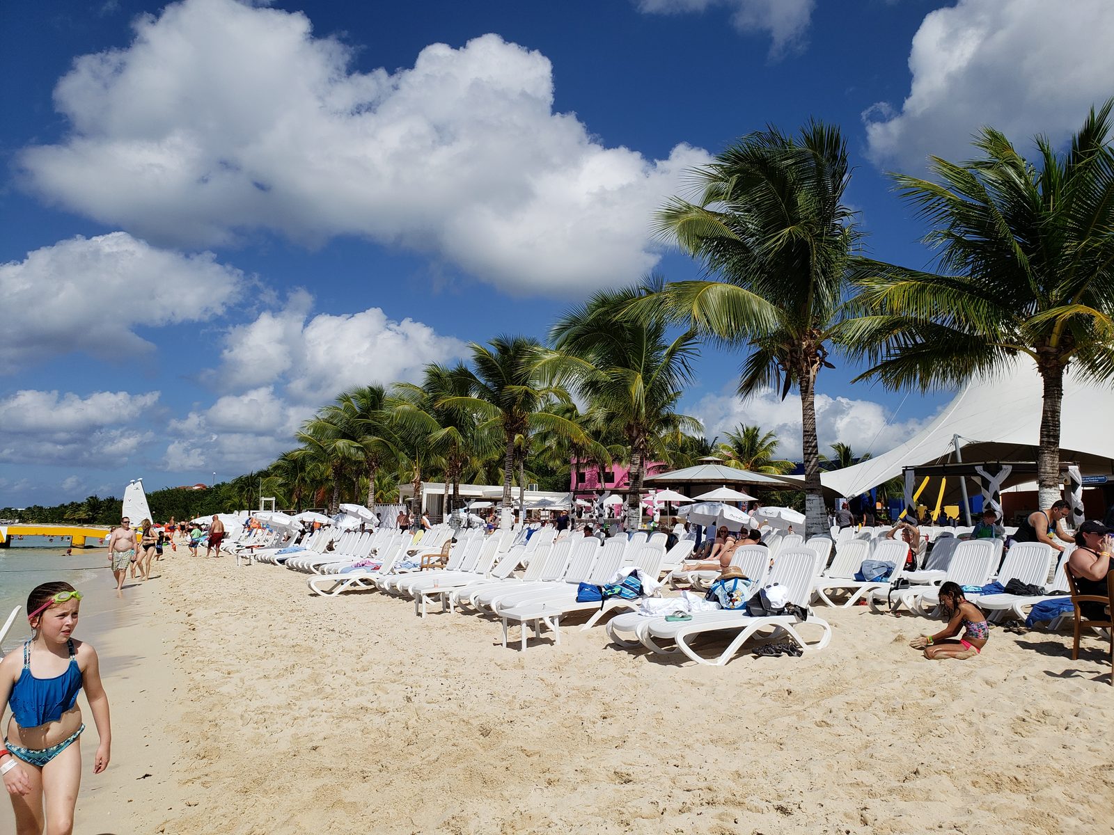 The beach at Playa Mia
