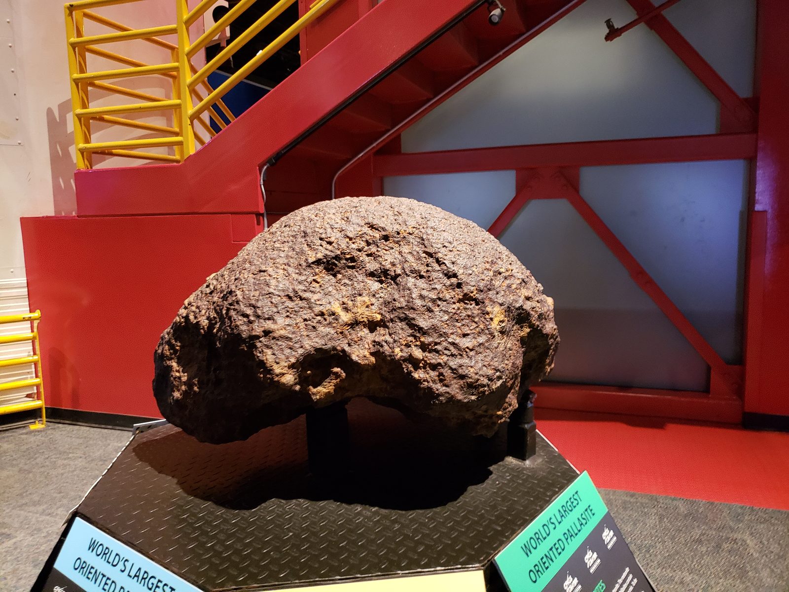 The world's largest meteorite on display
