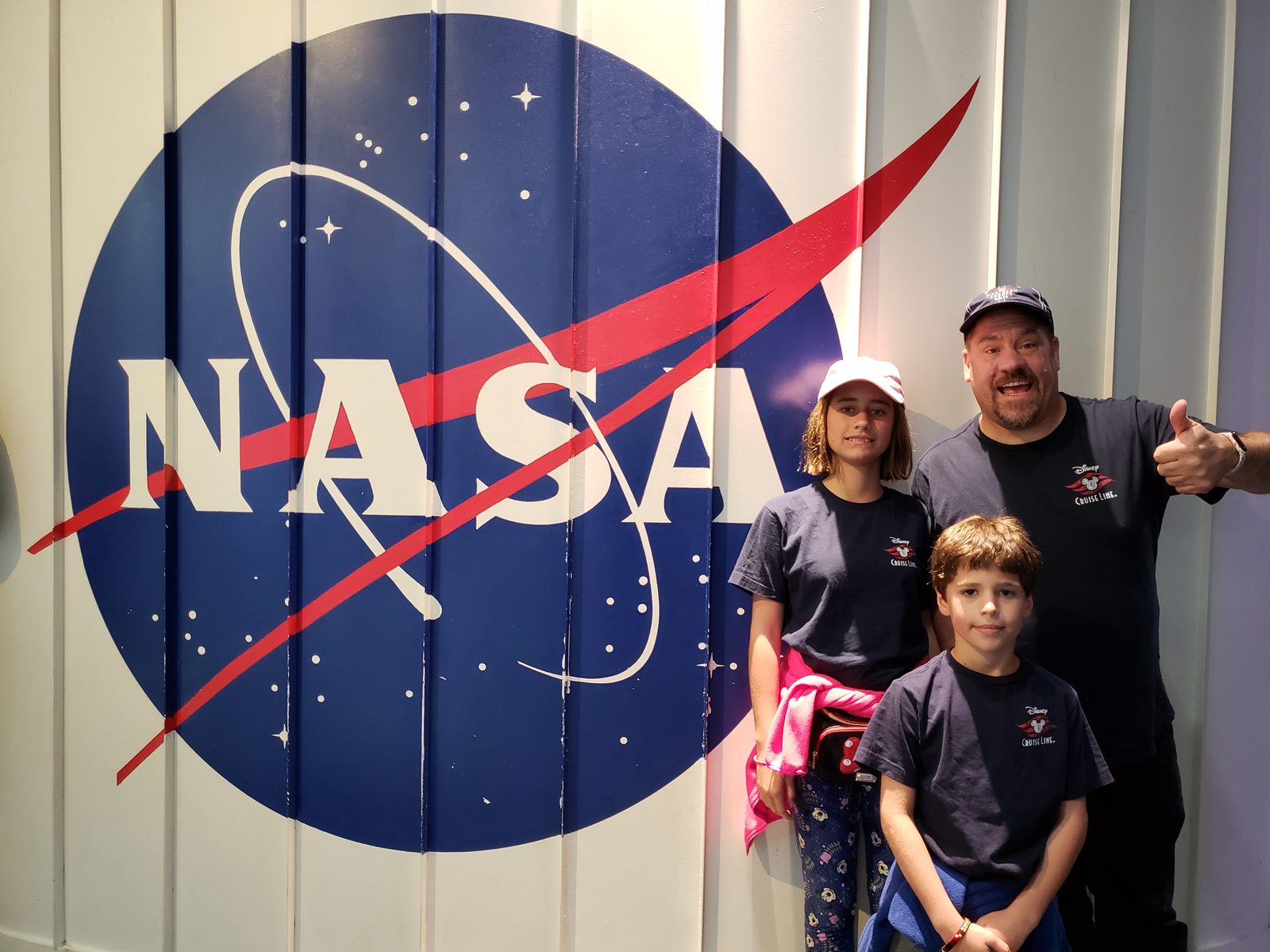 The four of us at the NASA sign