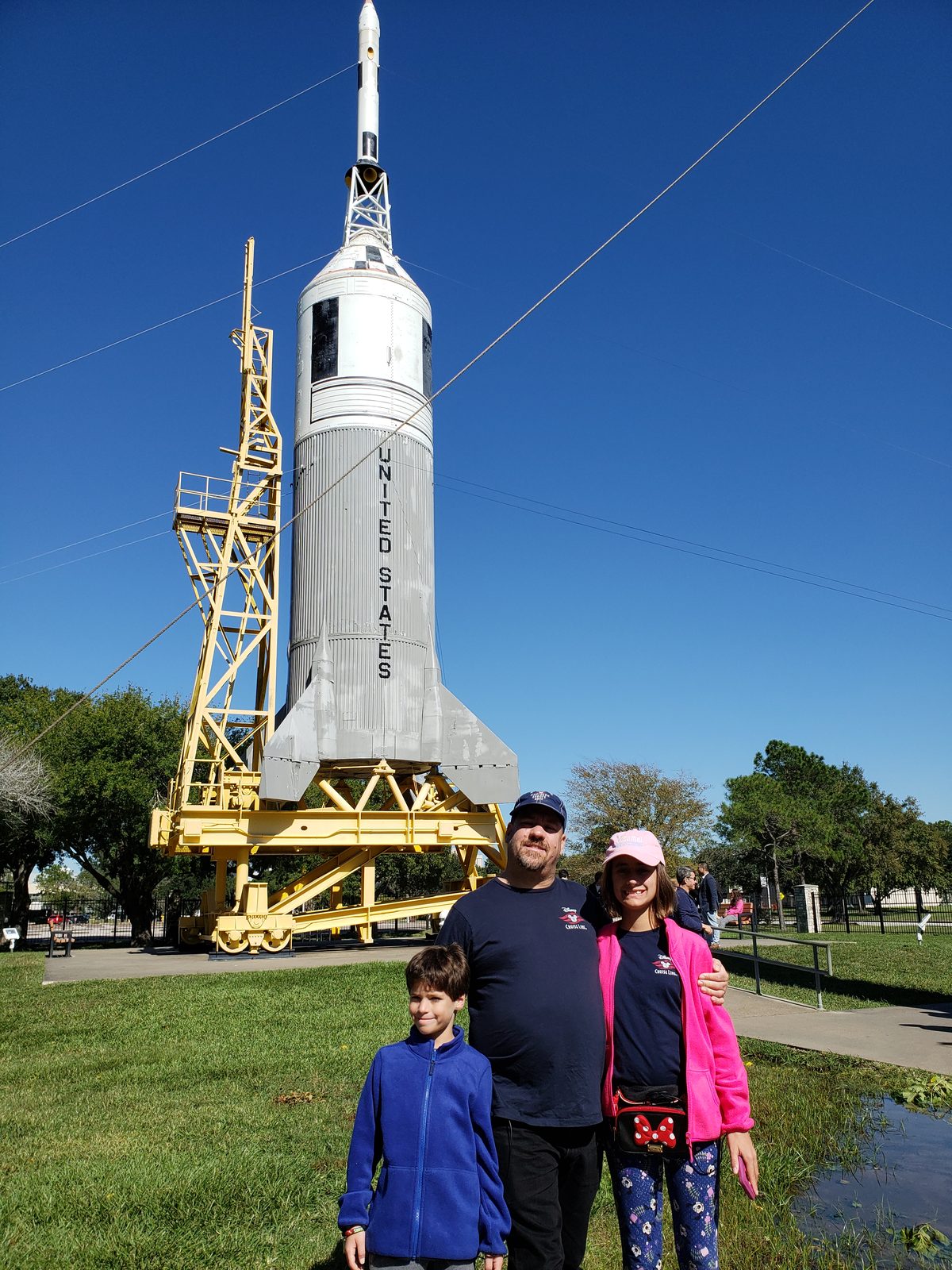 Thomas, Lisa and me at Rocket Park