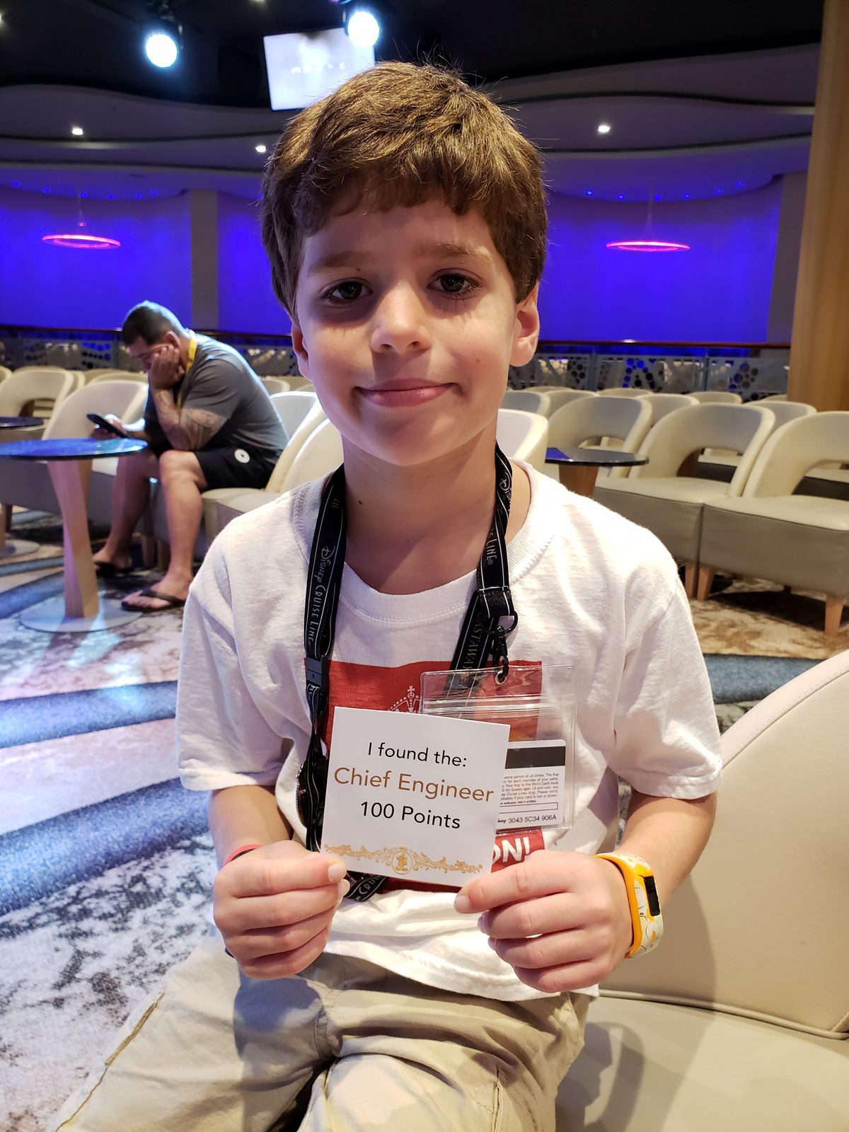 Thomas's 100-point card for finding the Chief Engineer