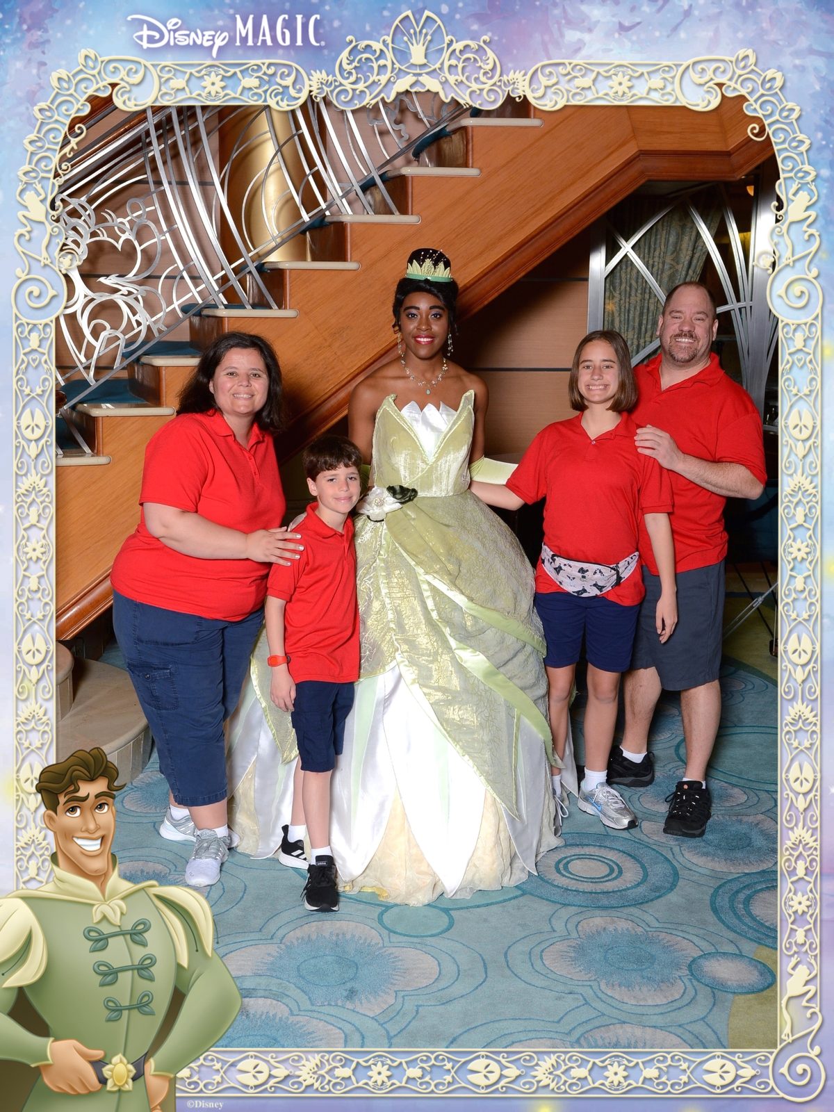 Meeting Tiana at the Princess Gathering